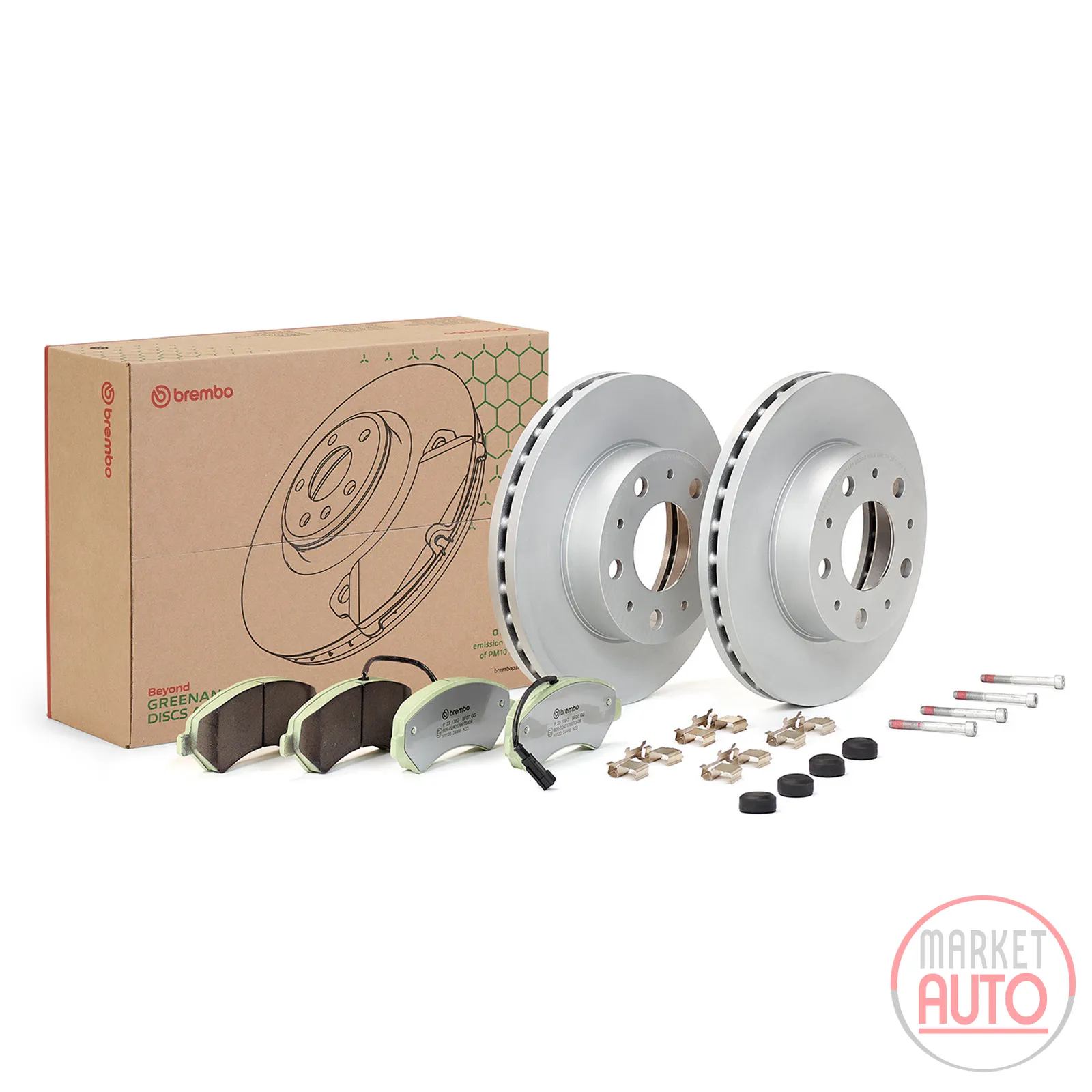 Front brake kit BEYOND LINE - Greenance Brembo