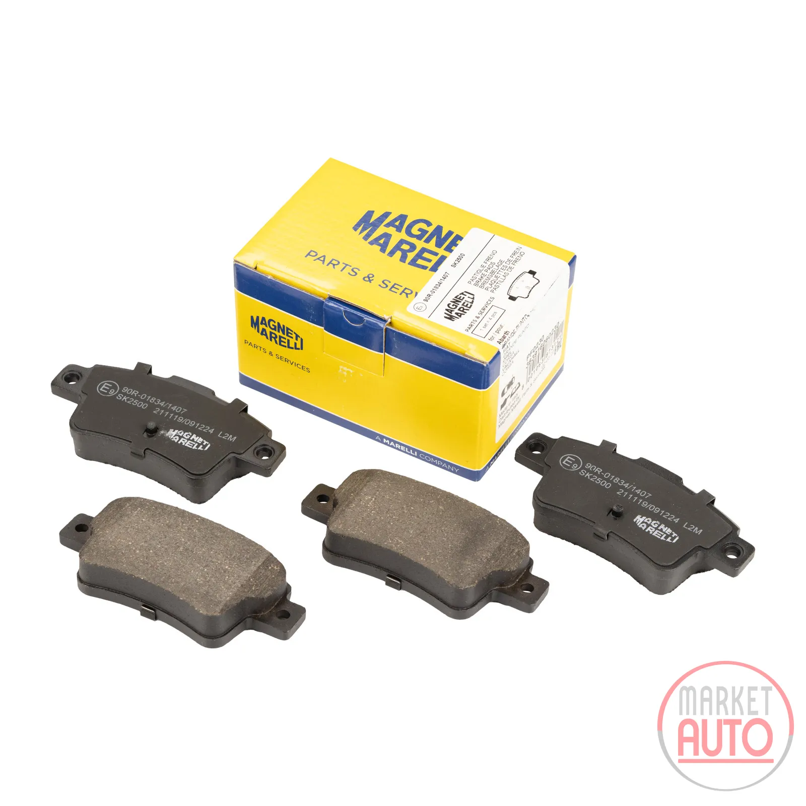 Rear brake pads Magneti Marelli