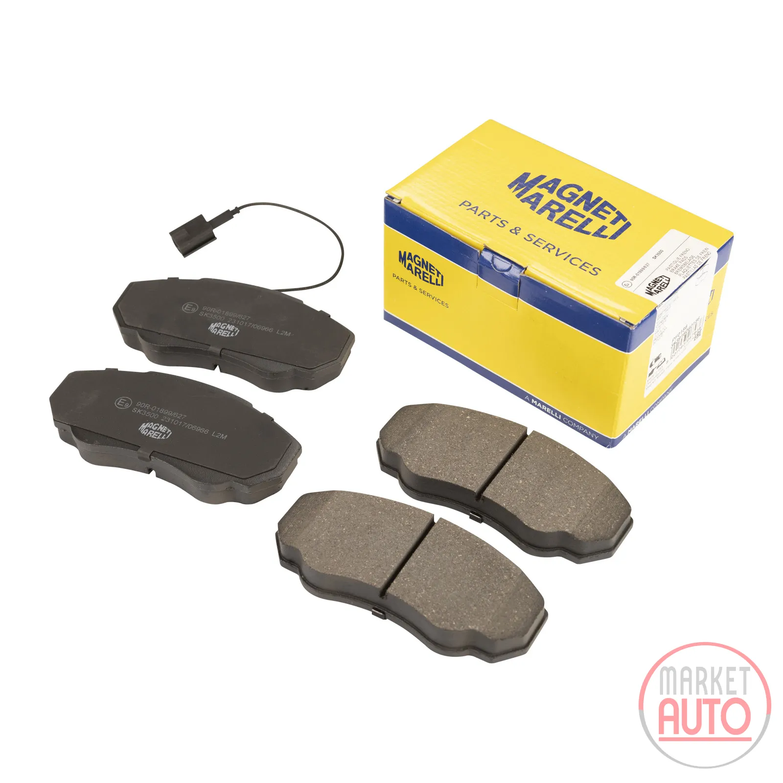 Front brake pads Magneti Marelli