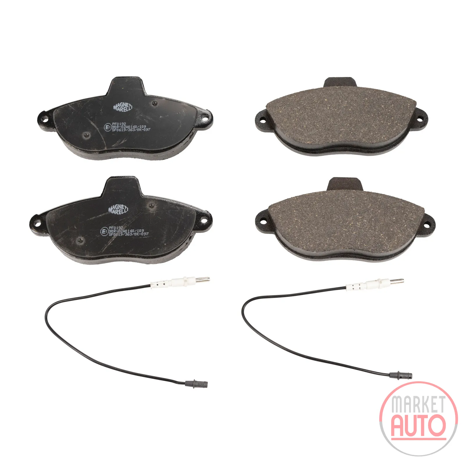 Front brake pads Magneti Marelli