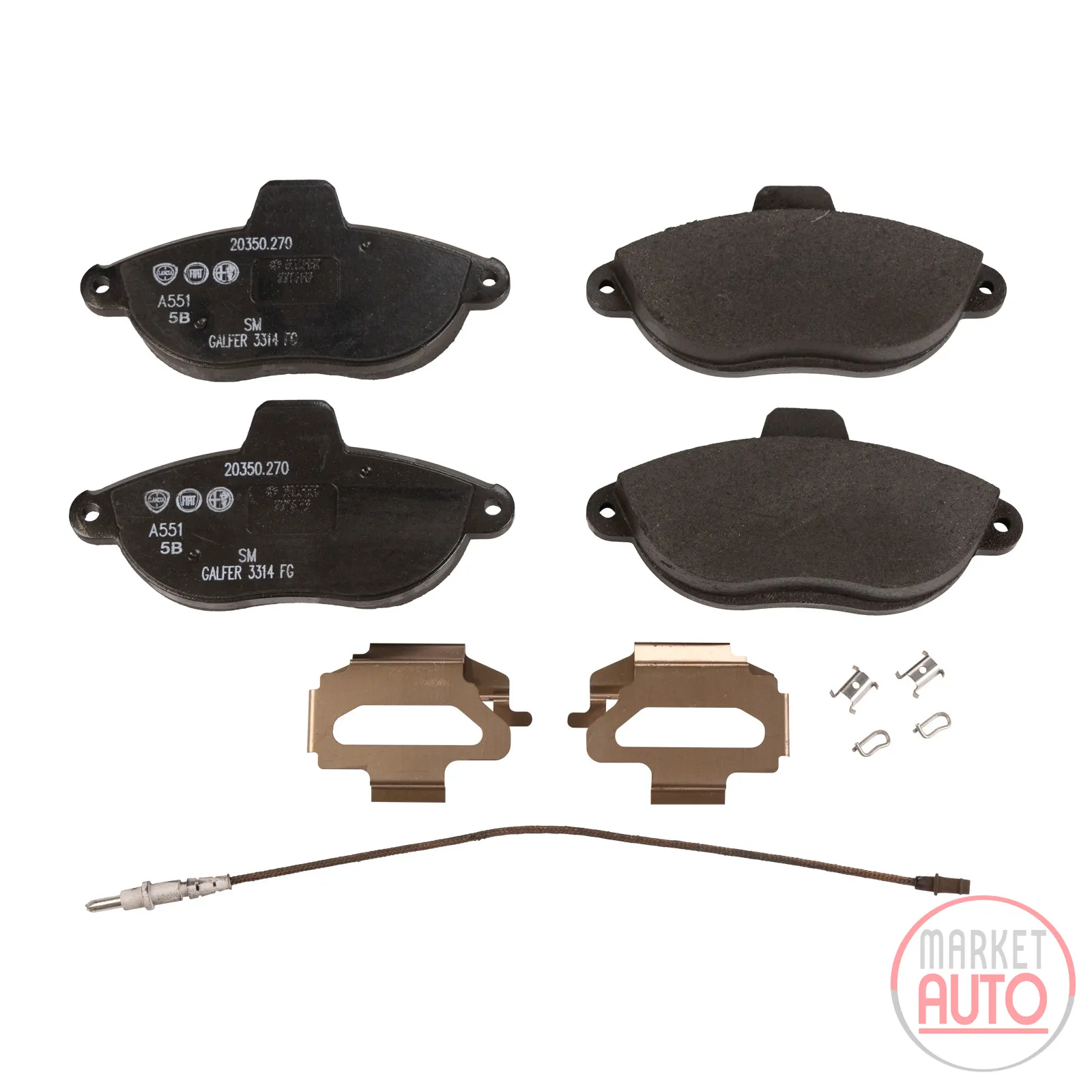 Front brake pads