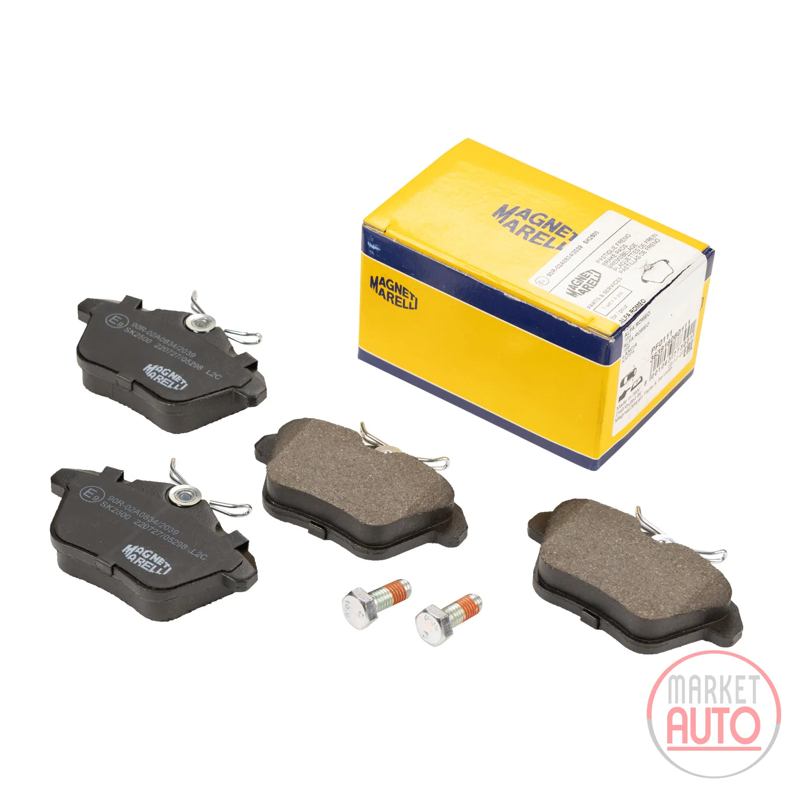 Rear brake pads Magneti Marelli