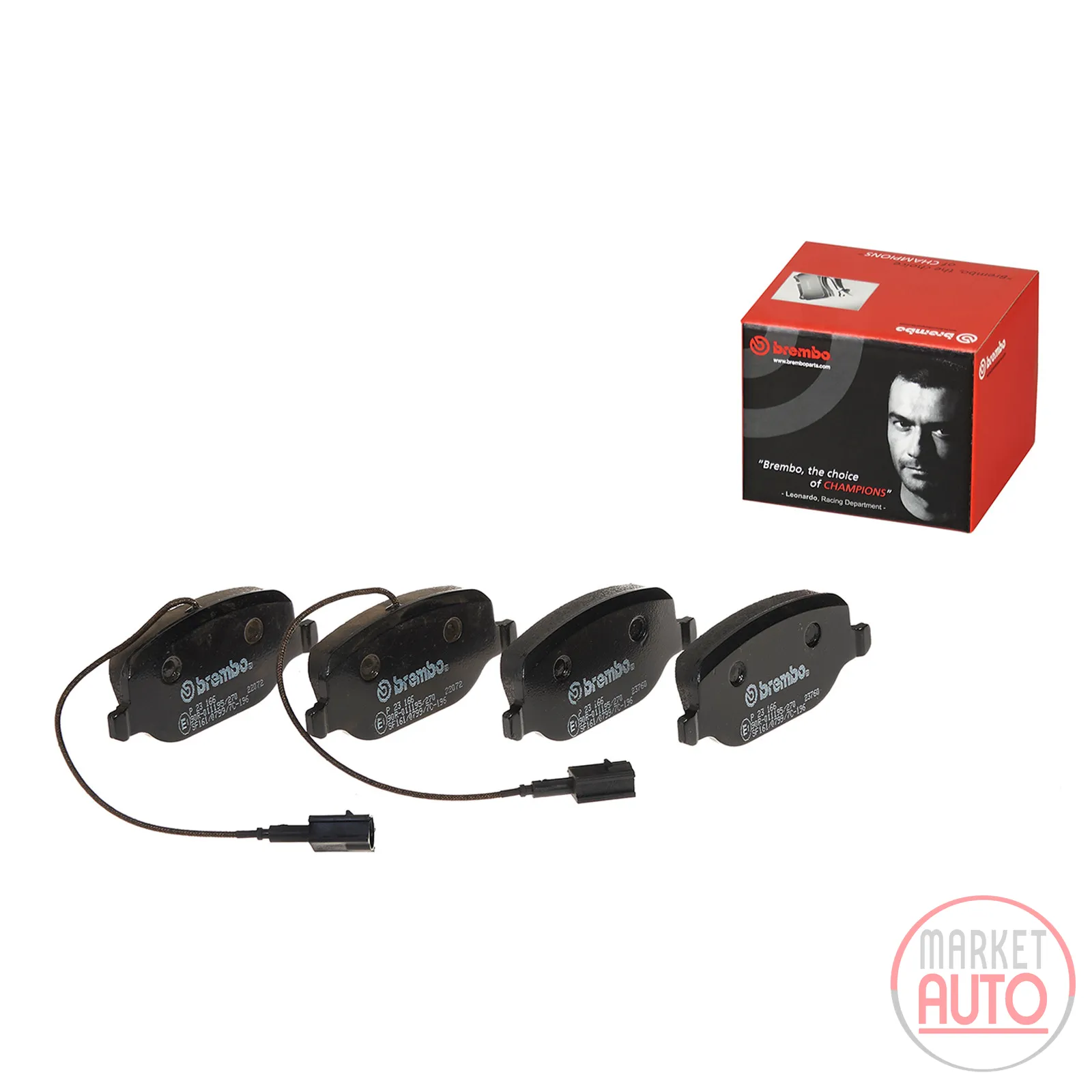 Rear brake pads