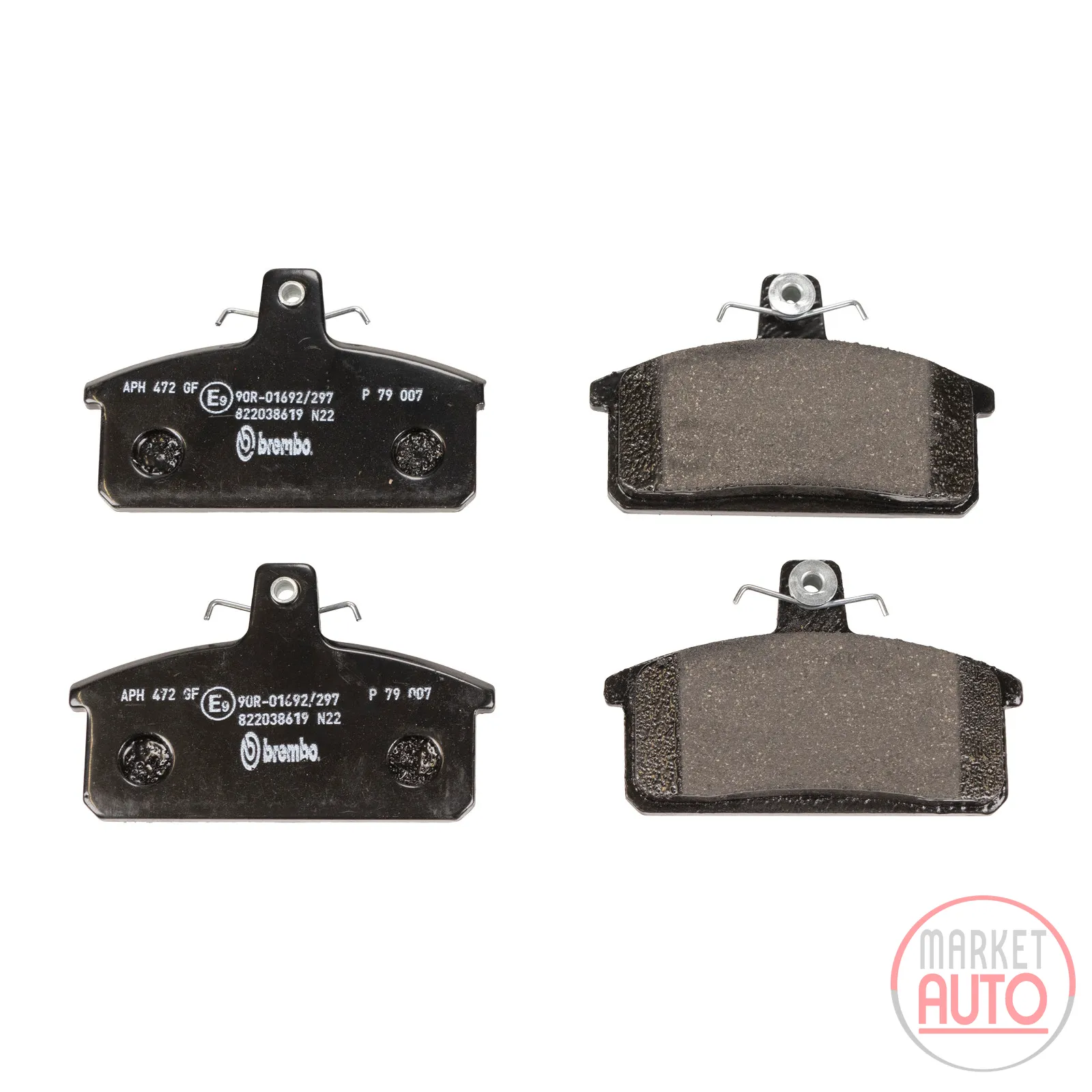 Brake pads rear Brembo