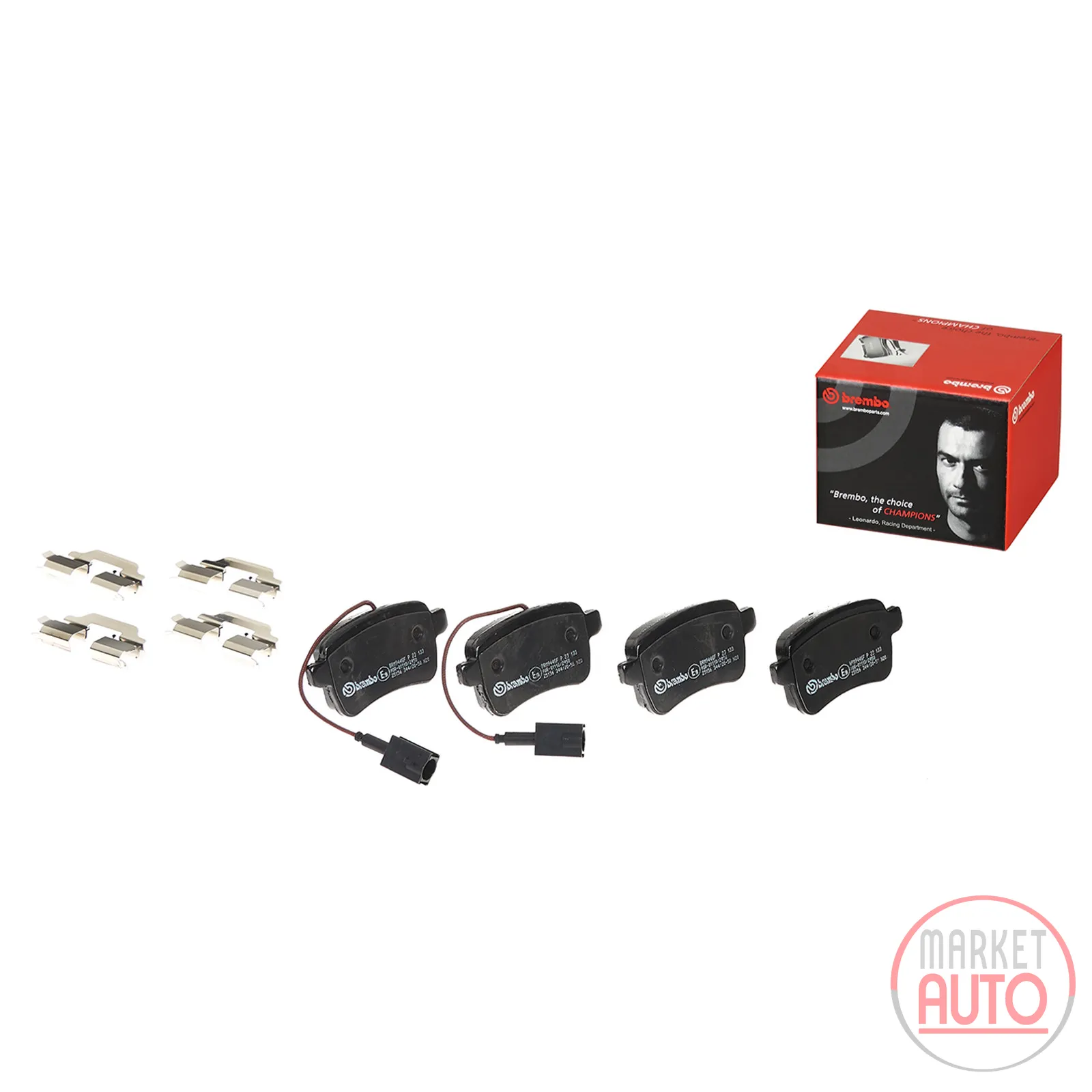Rear brake pads Brembo