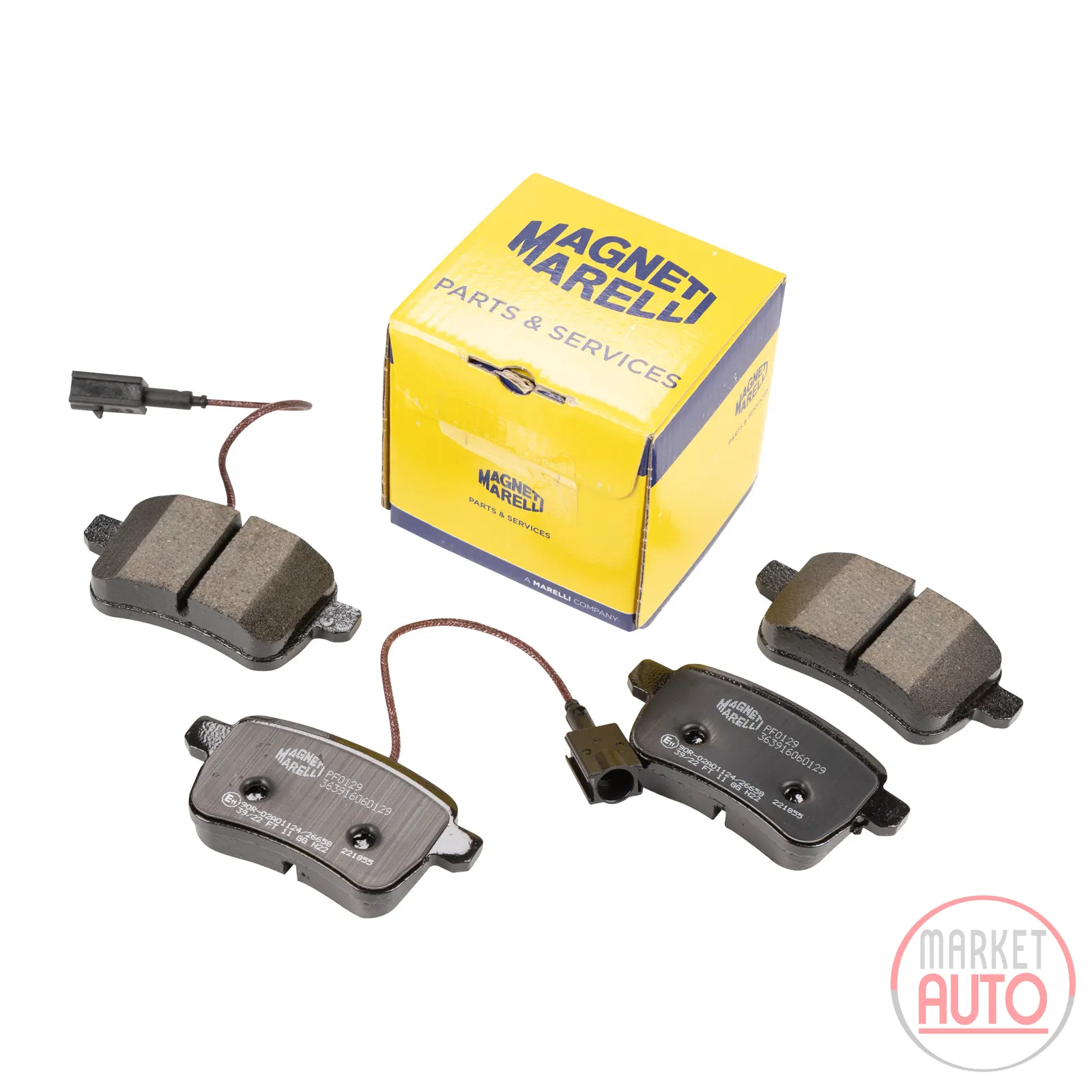 Rear brake pads Magneti Marelli