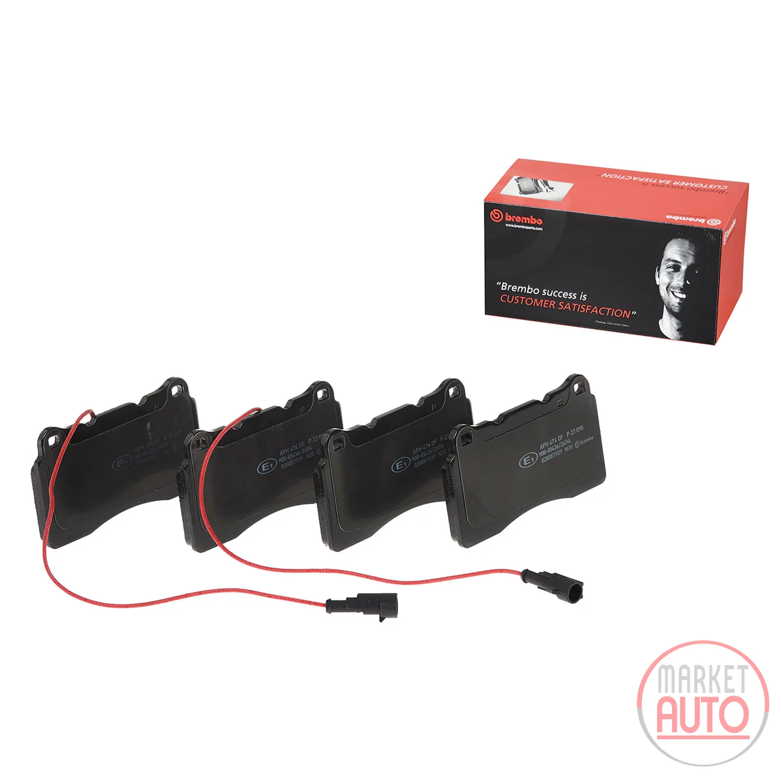 Brake pads front Brembo brake