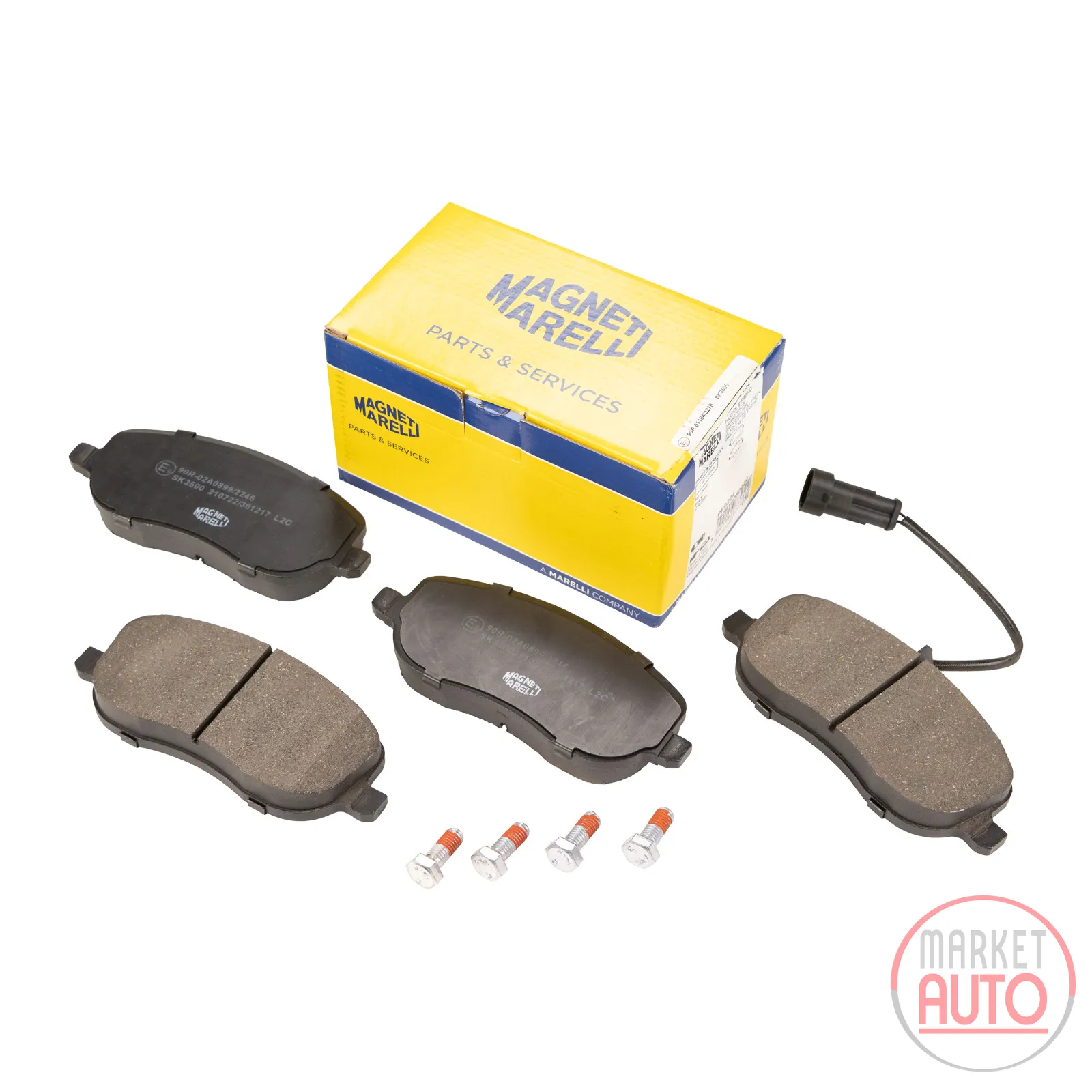 Front brake pads Magneti Marelli