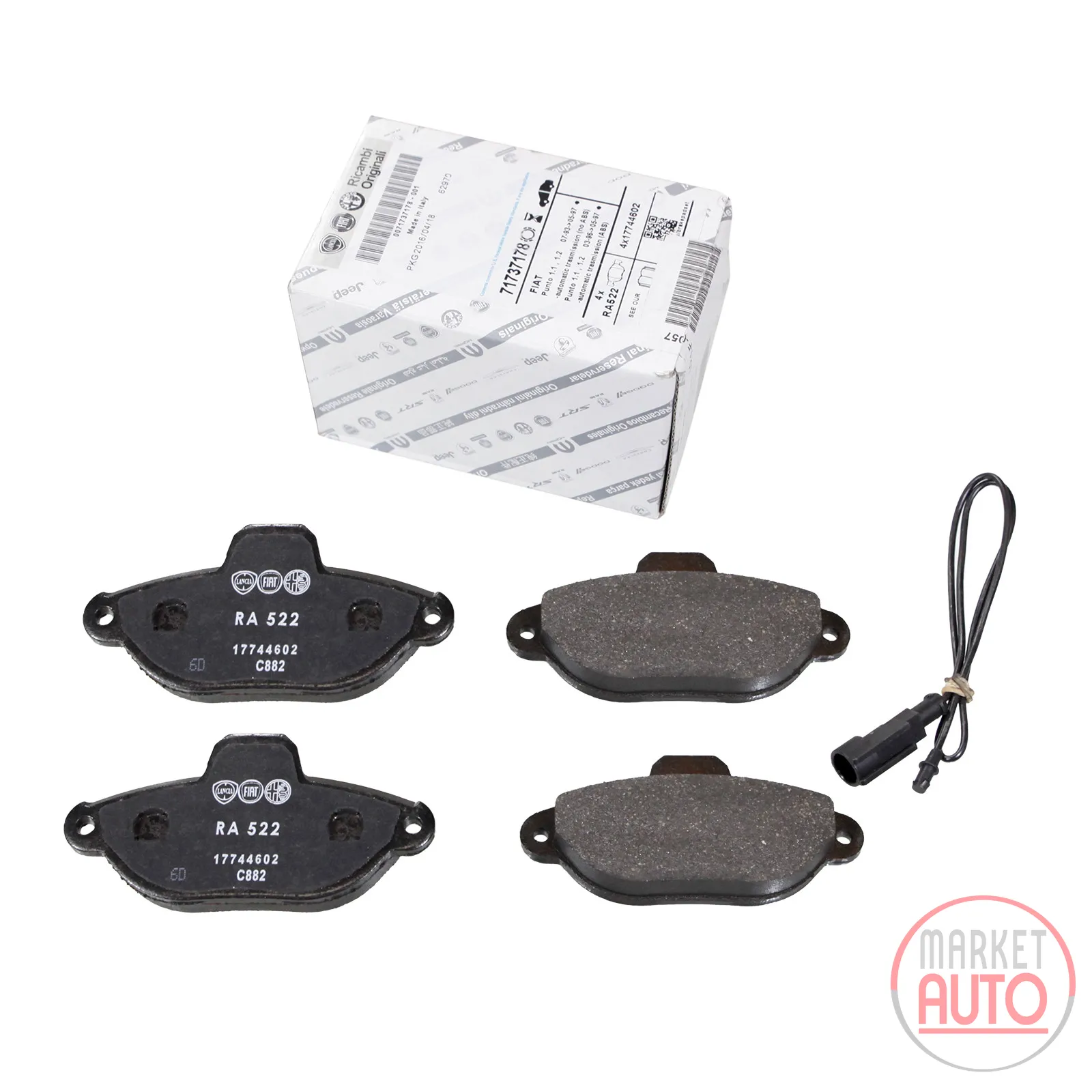 Brake pads front (71737178)