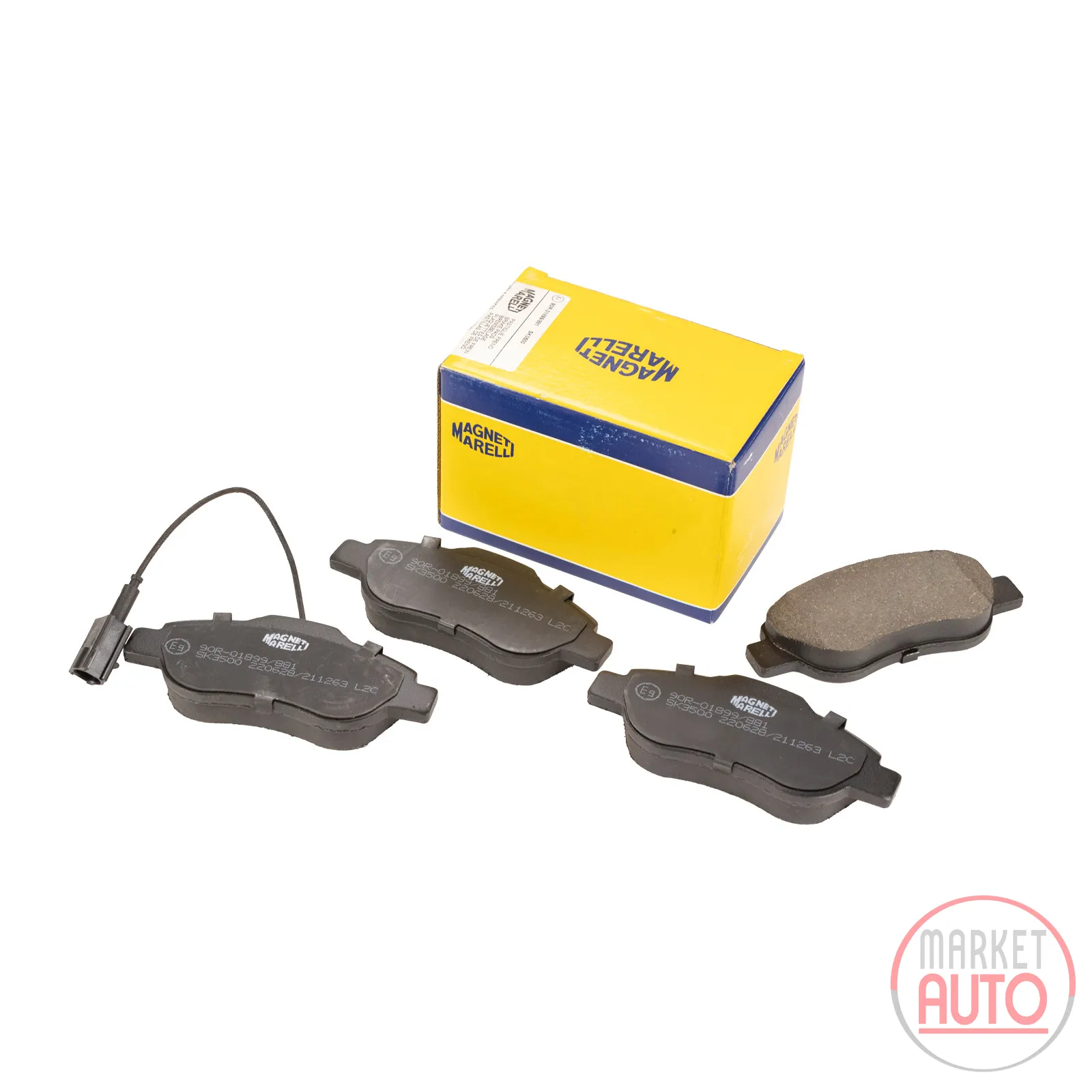 Front brake pads Magneti Marelli 1 warning cable