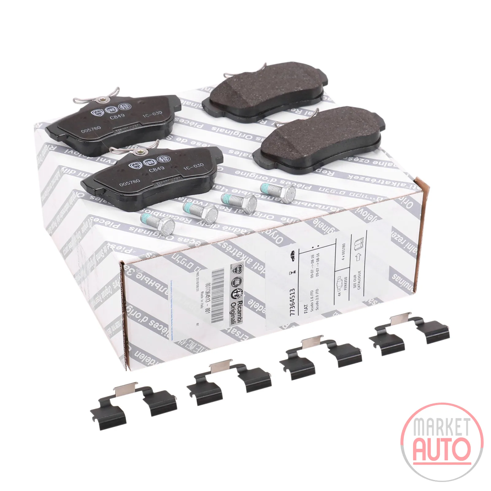 Rear brake pads (77364513)
