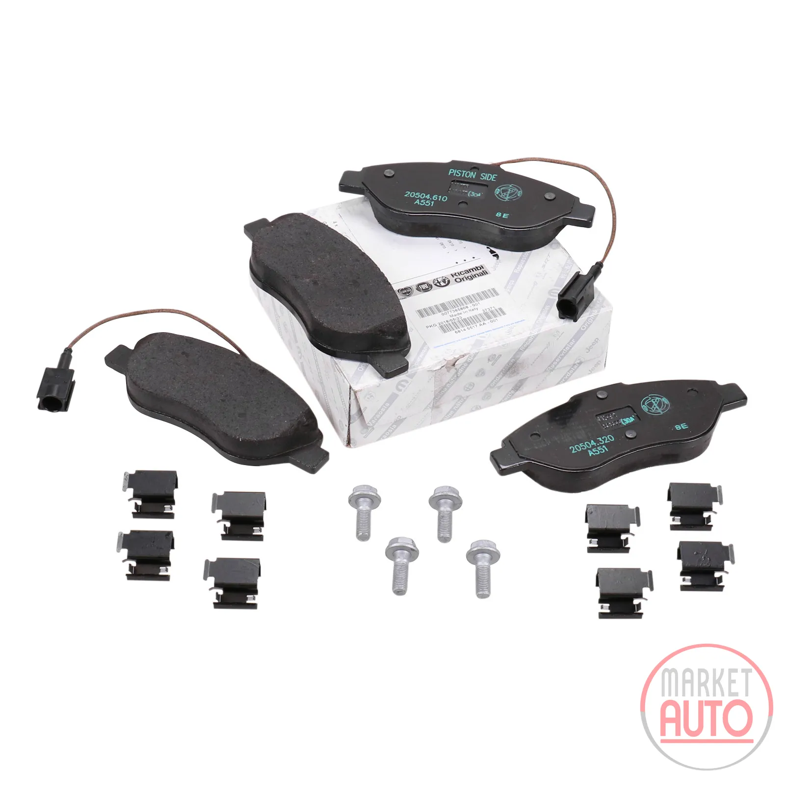 Front brake pads