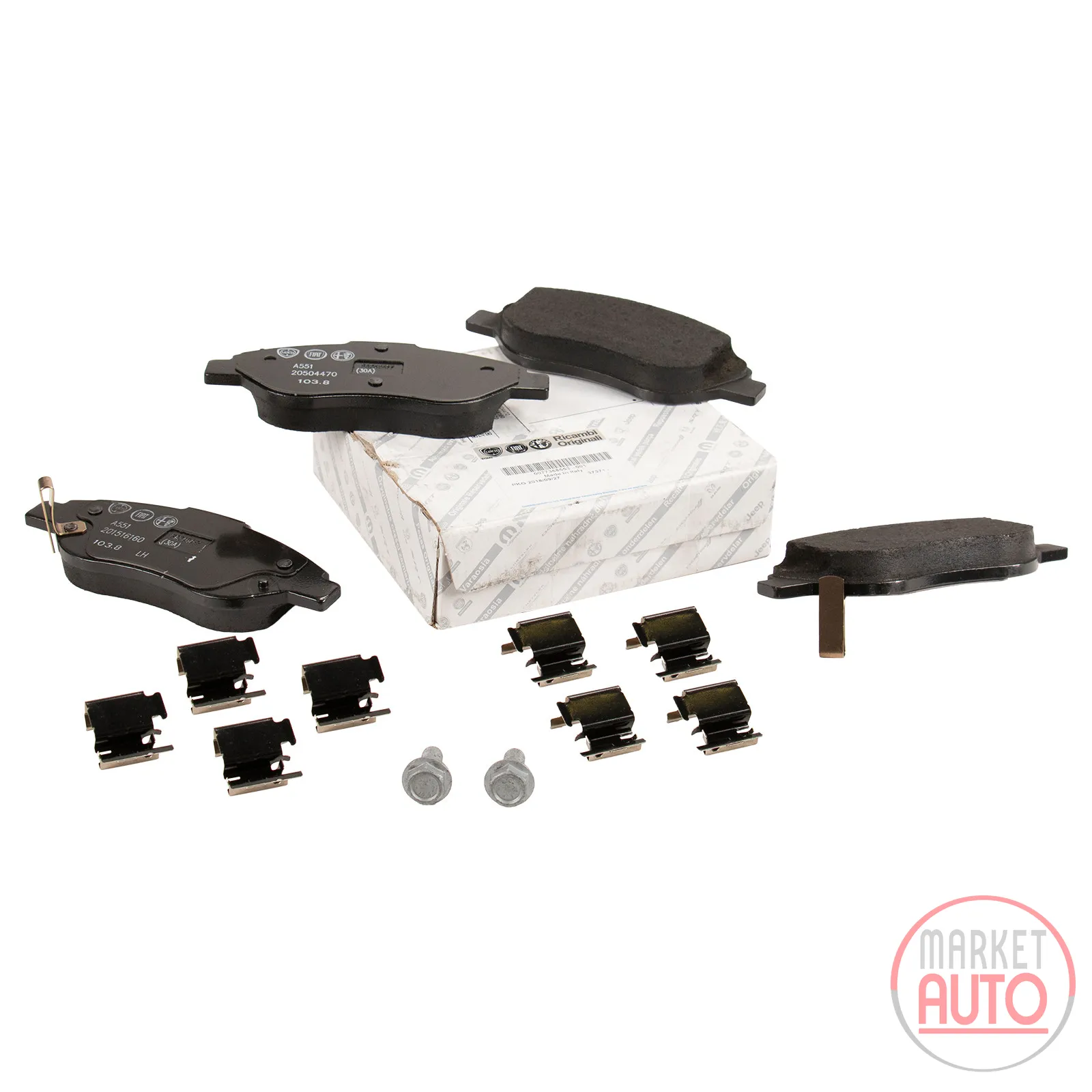 Front brake pads