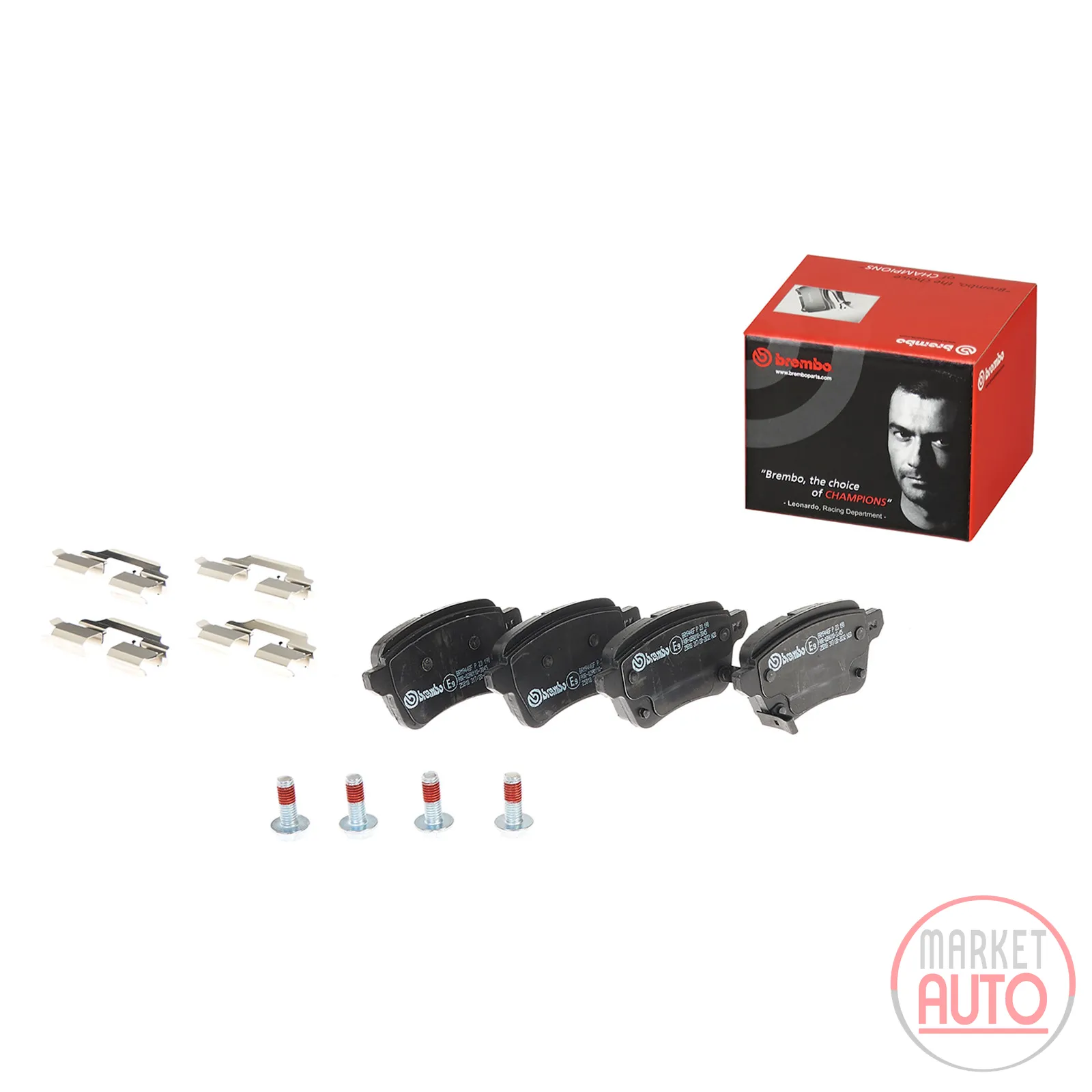 Rear brake pads