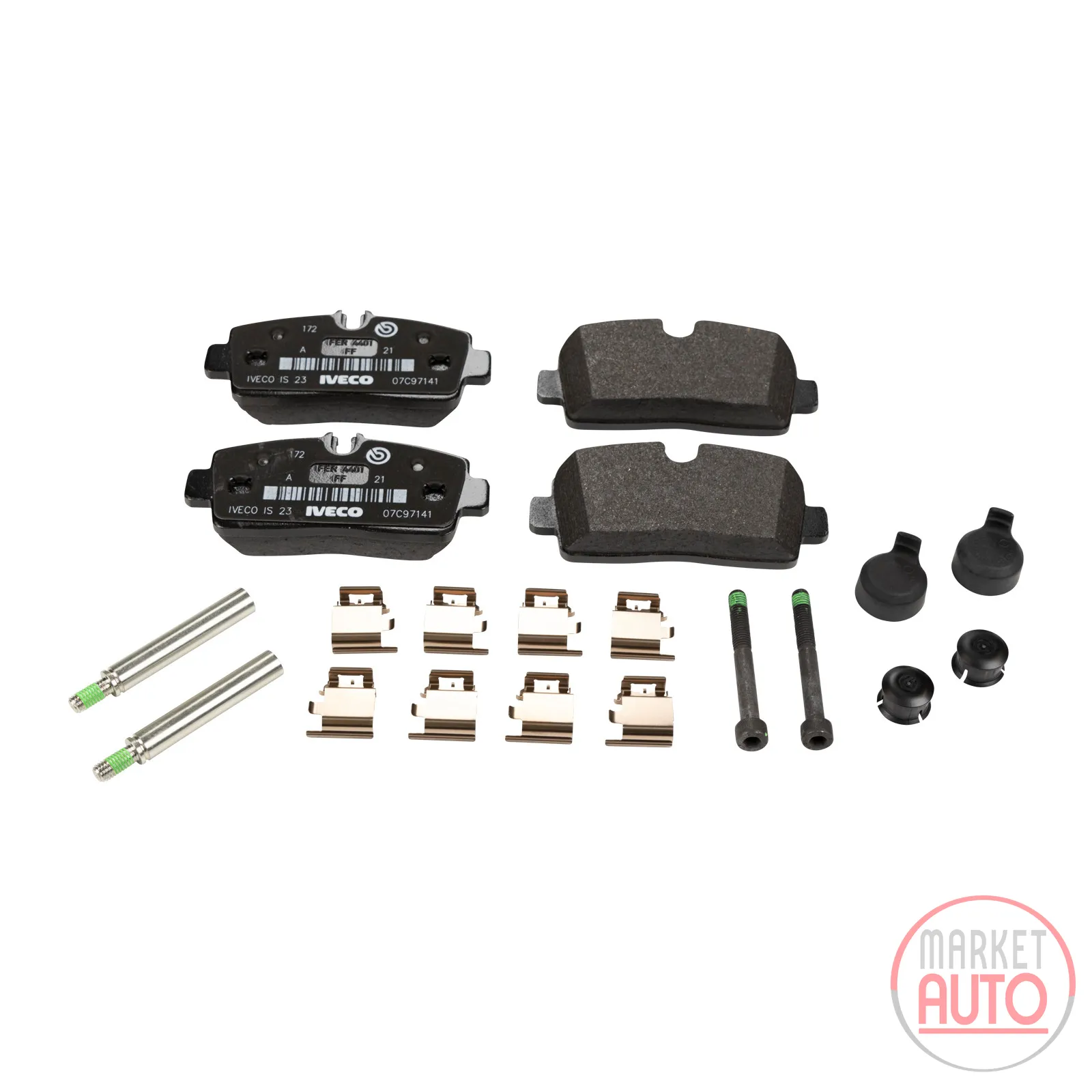 Rear brake pads