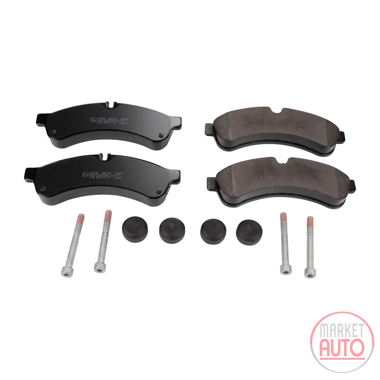 Brake pads rear large brake