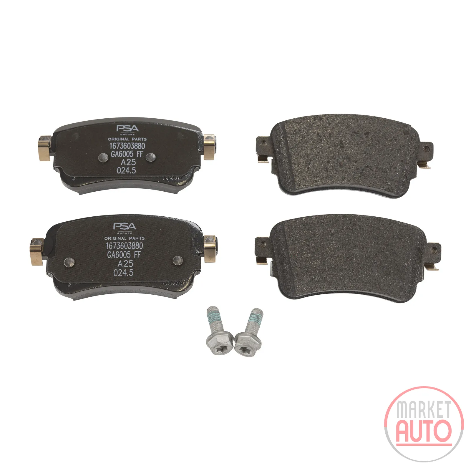 Rear brake pads PSA OE (1673603880)
