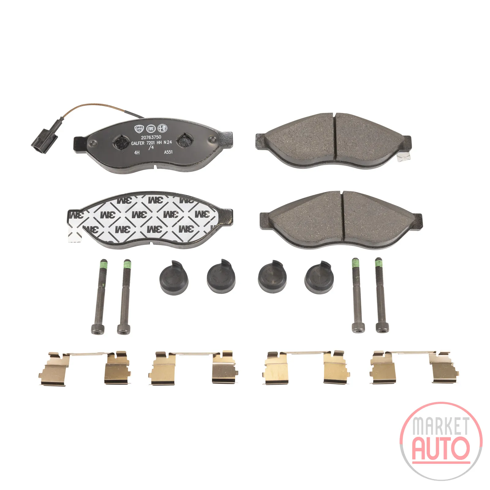 Brake pads front
