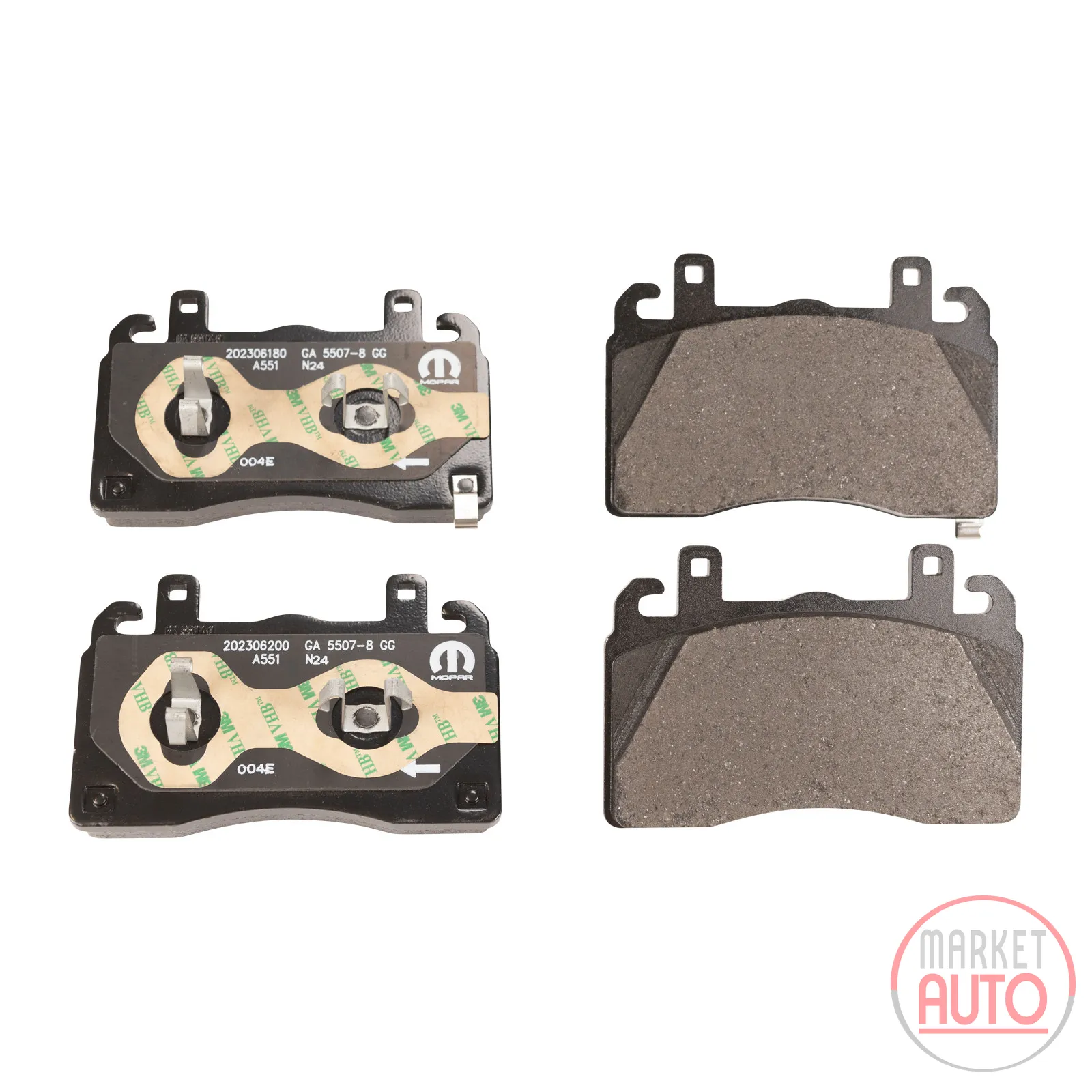 Front brake pad