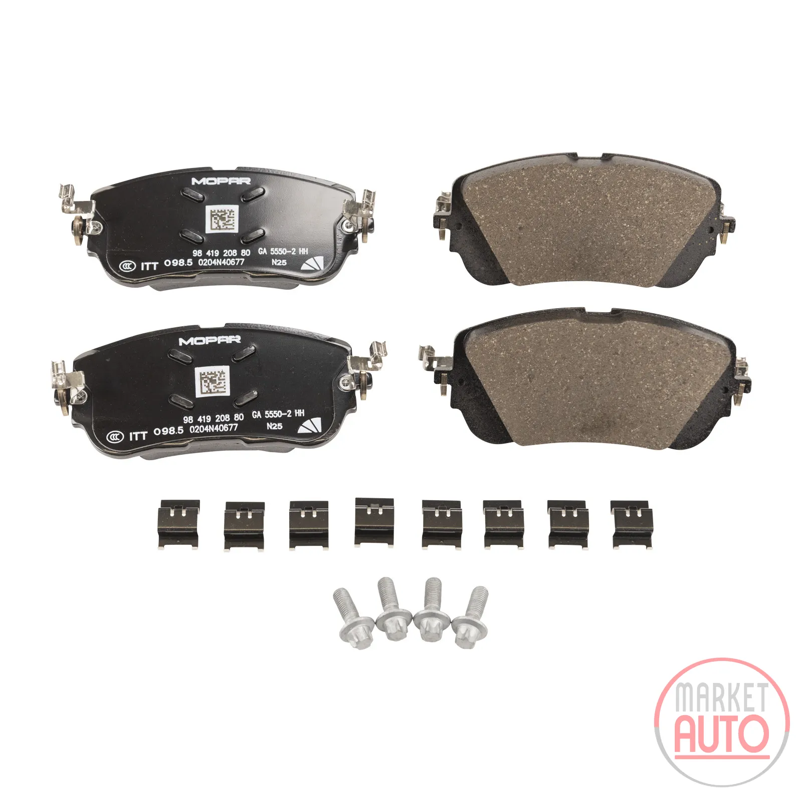 Front brake pads