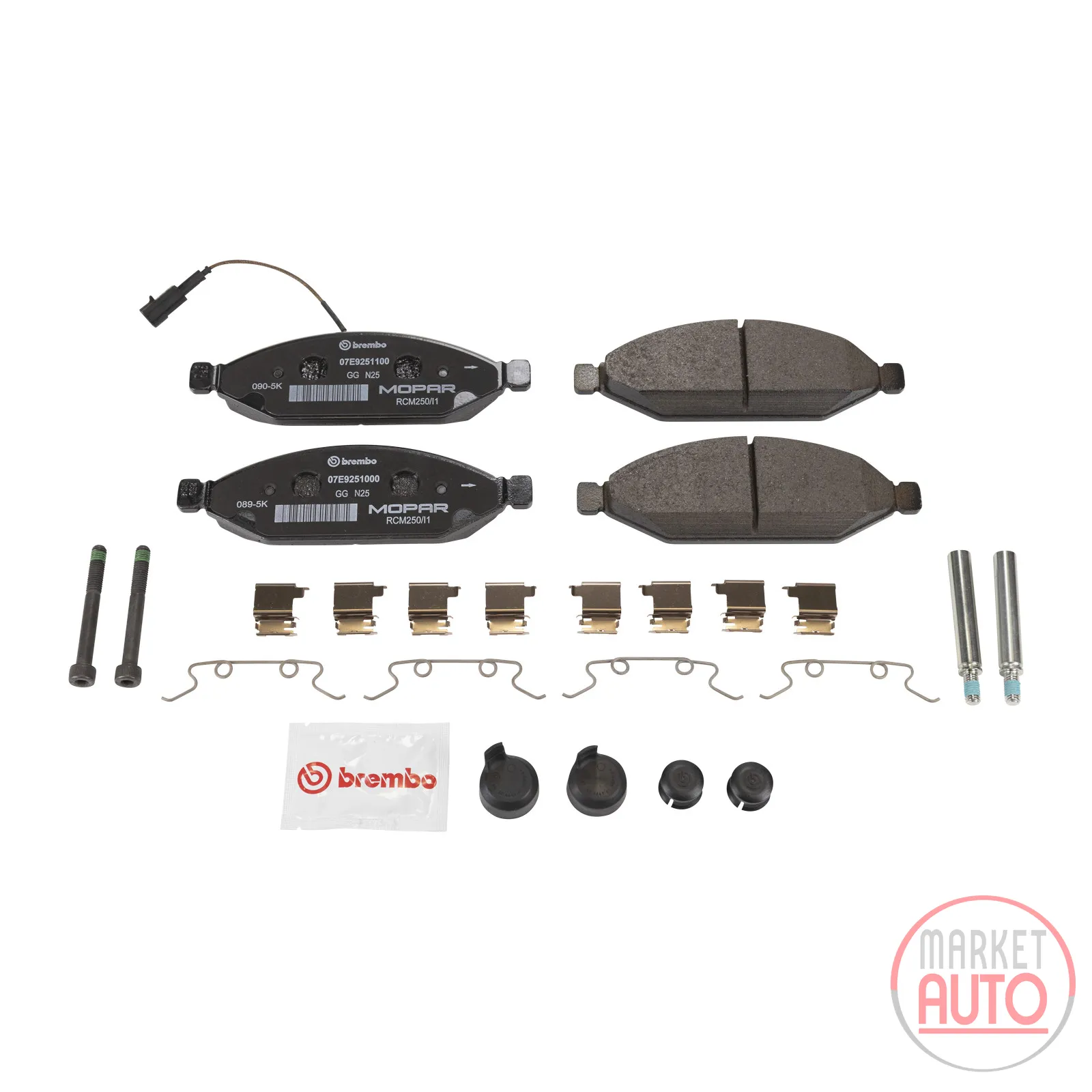 Front brake pad