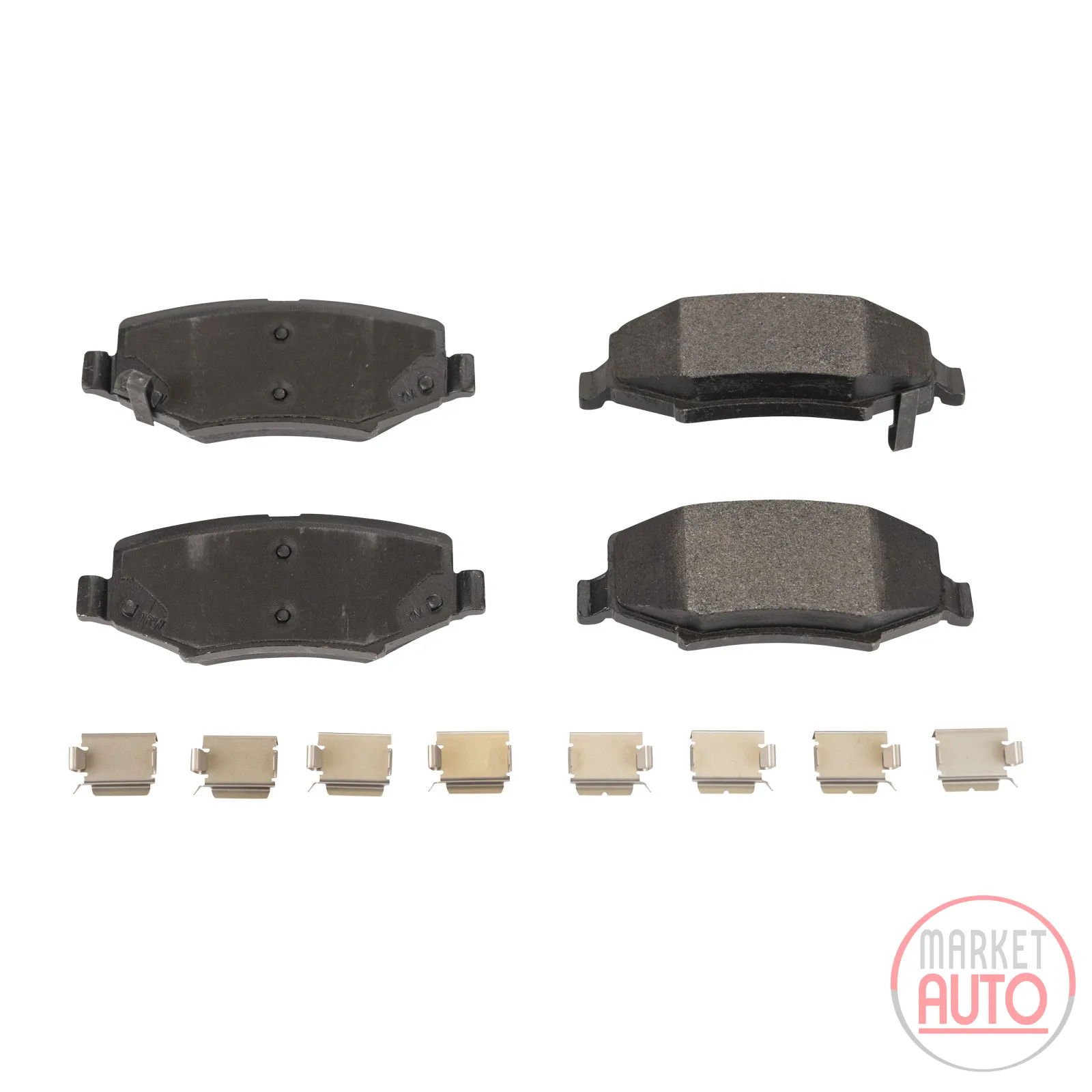 Rear brake pads