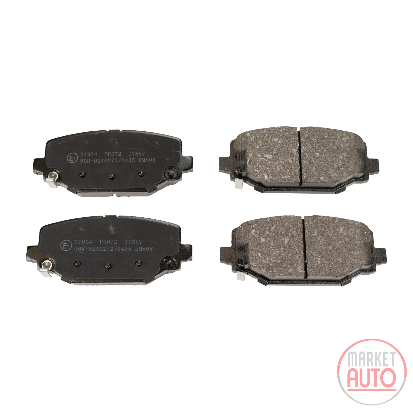 Rear brake pads