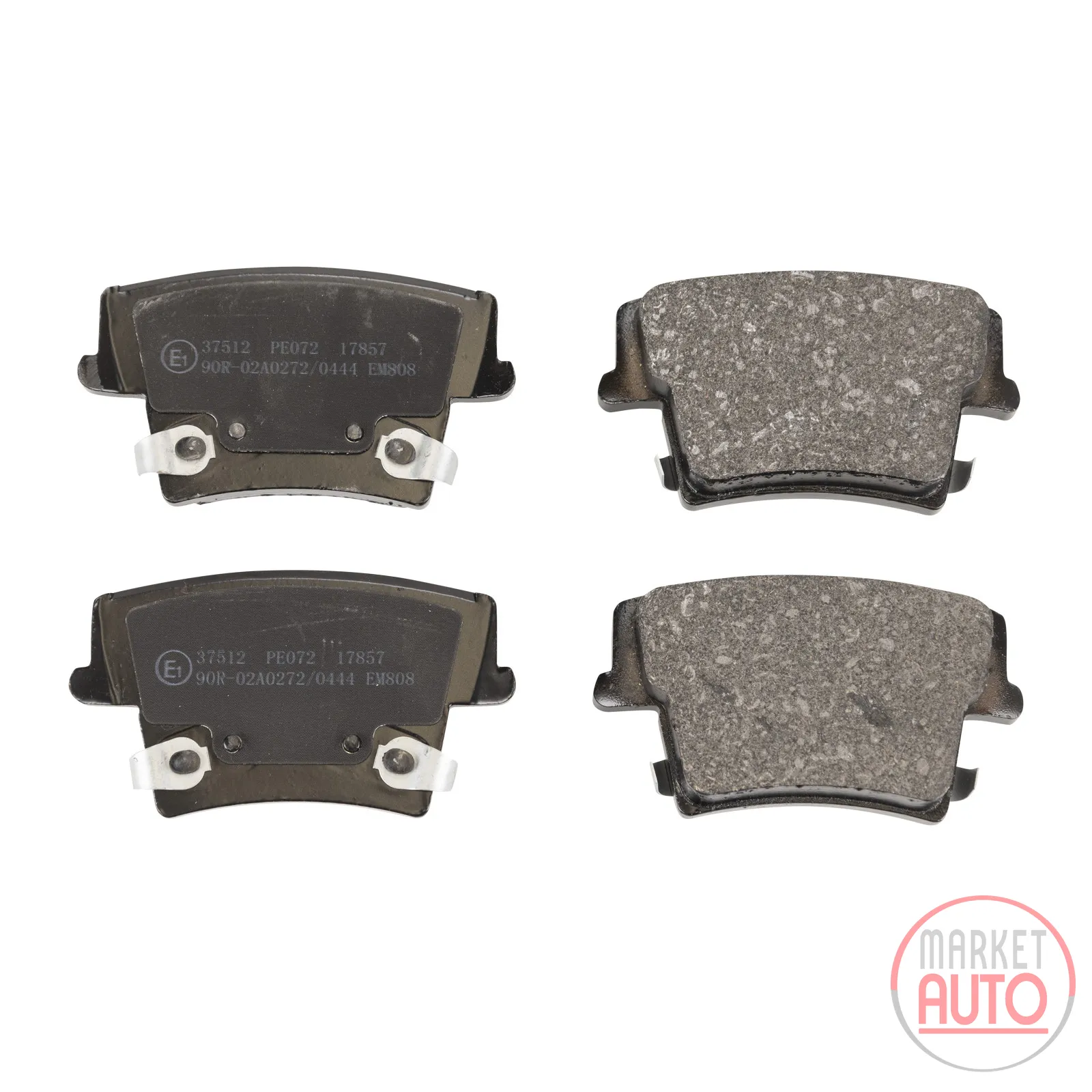 Rear brake pads