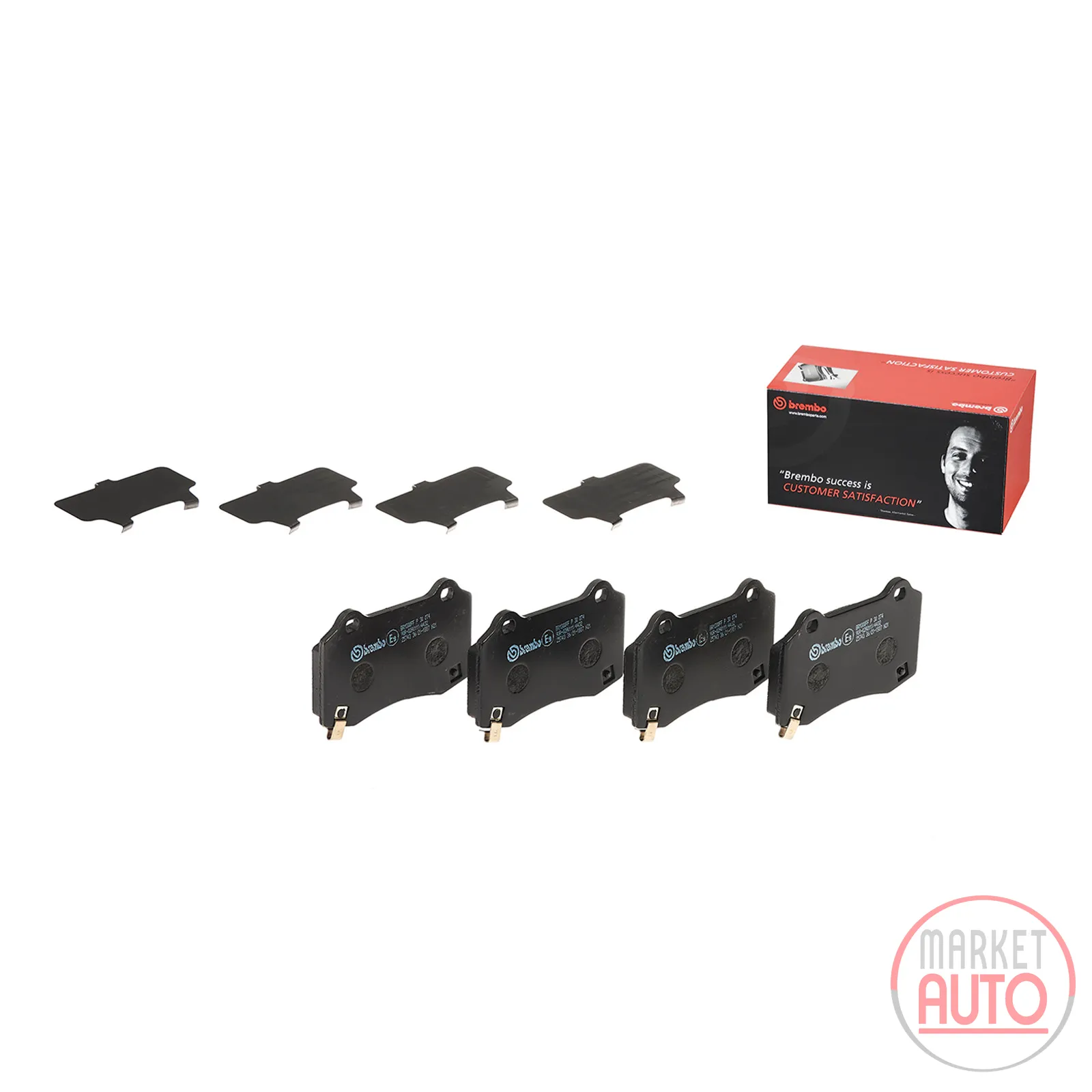 Rear brake pads