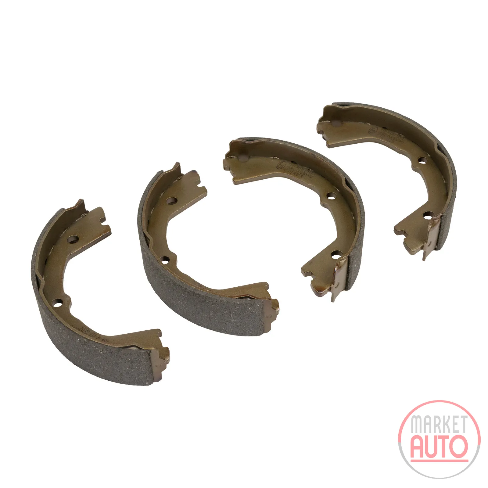 Handbrake brake shoe set disc brake