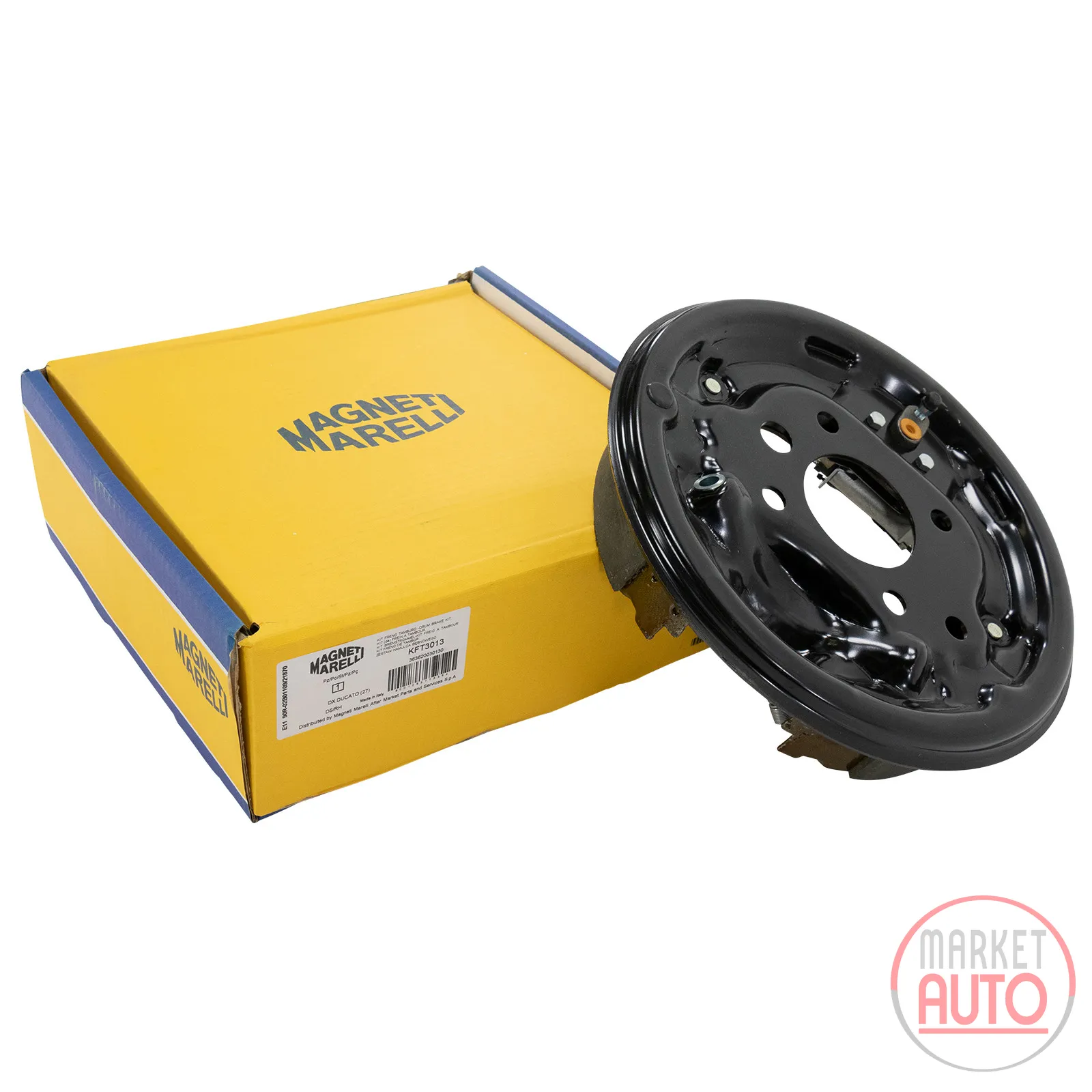 Brake shoe set rear right