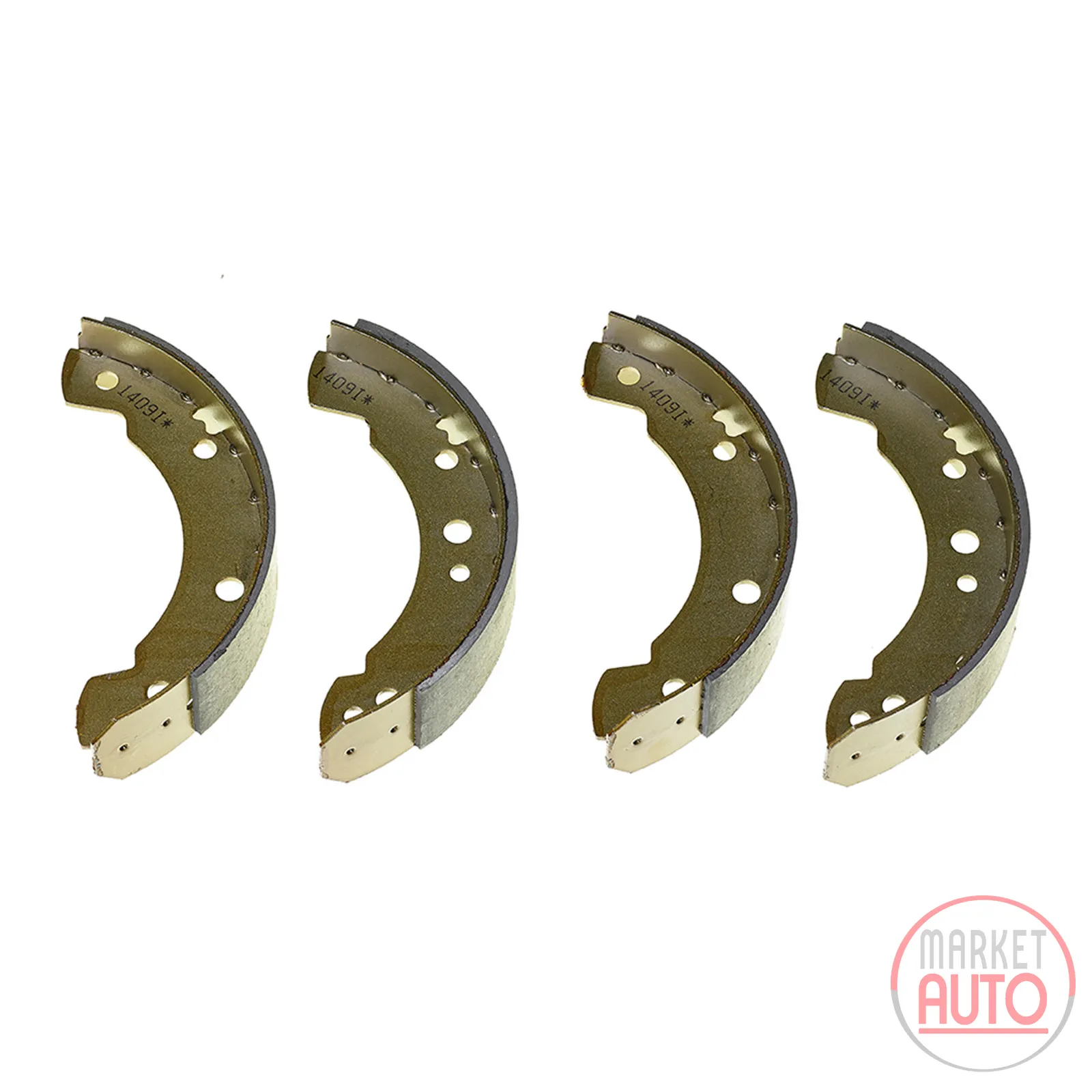 Handbrake shoe set