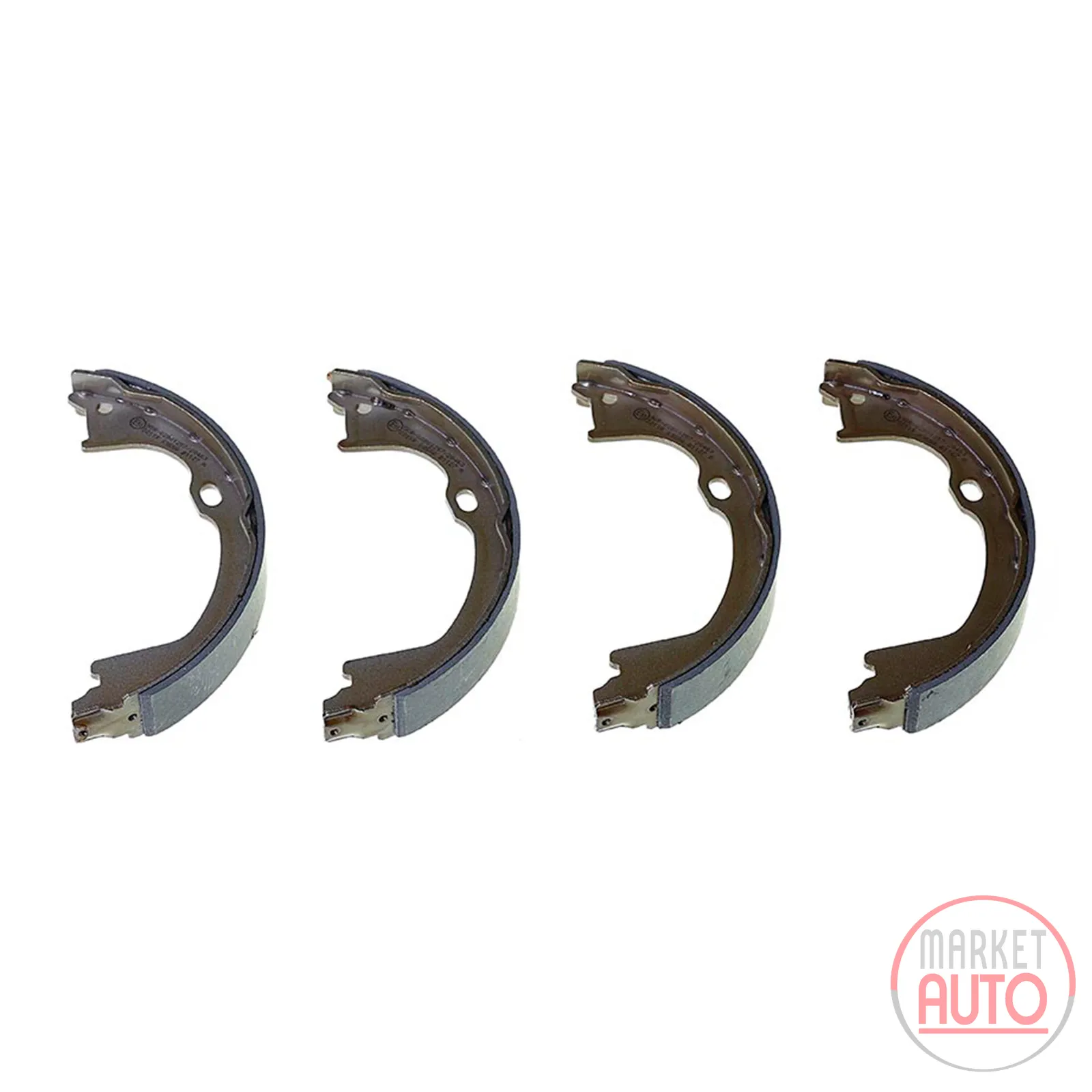 Handbrake shoe set
