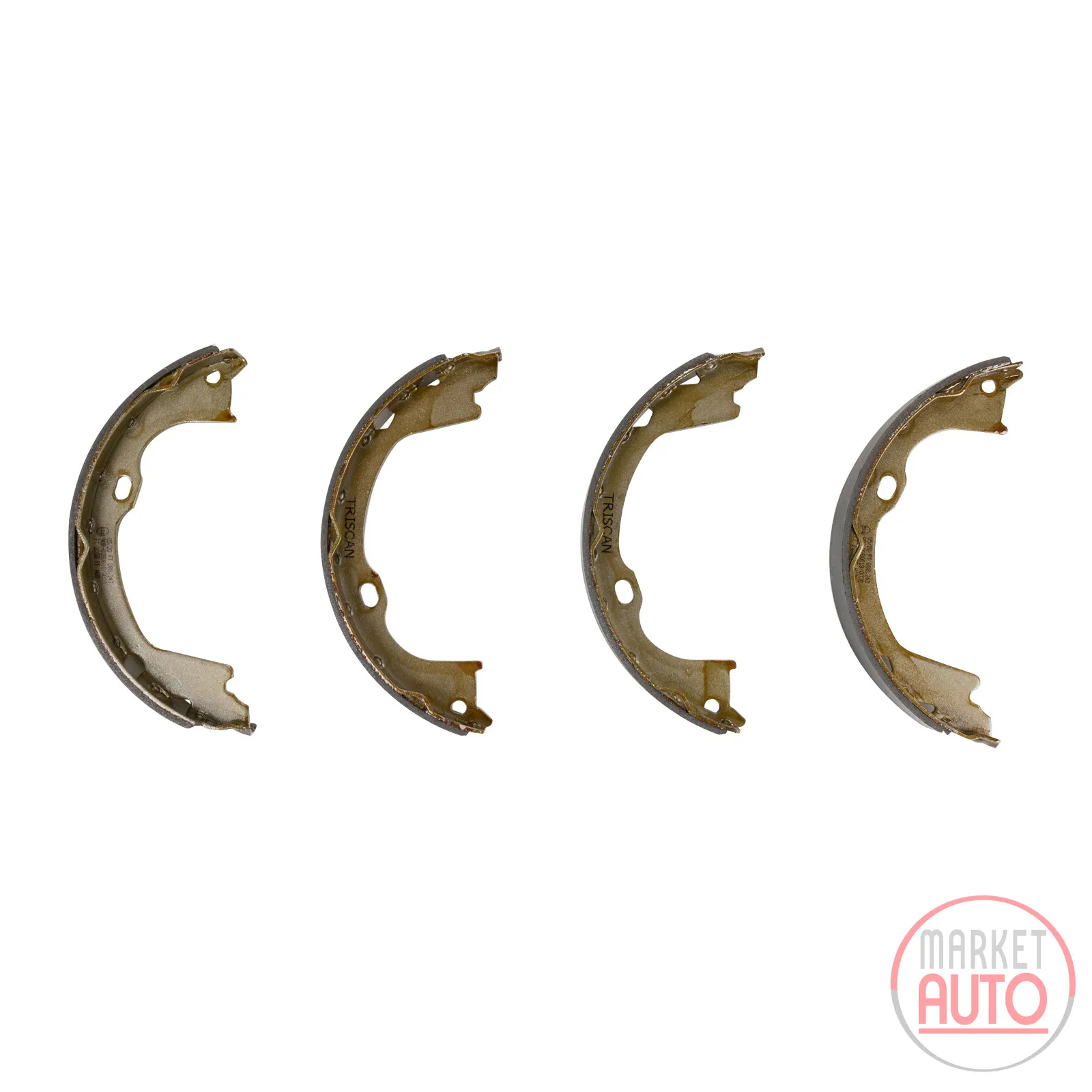 Handbrake shoe set