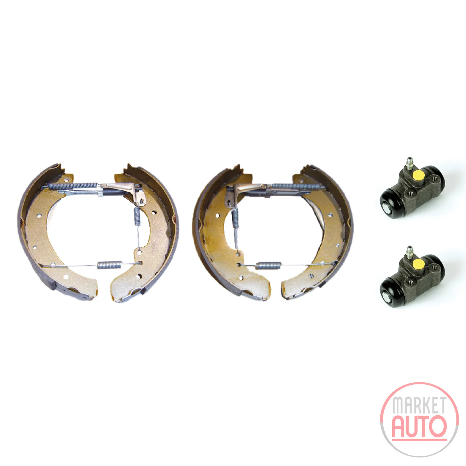 Brake shoe set rear (kit) small brake Brembo