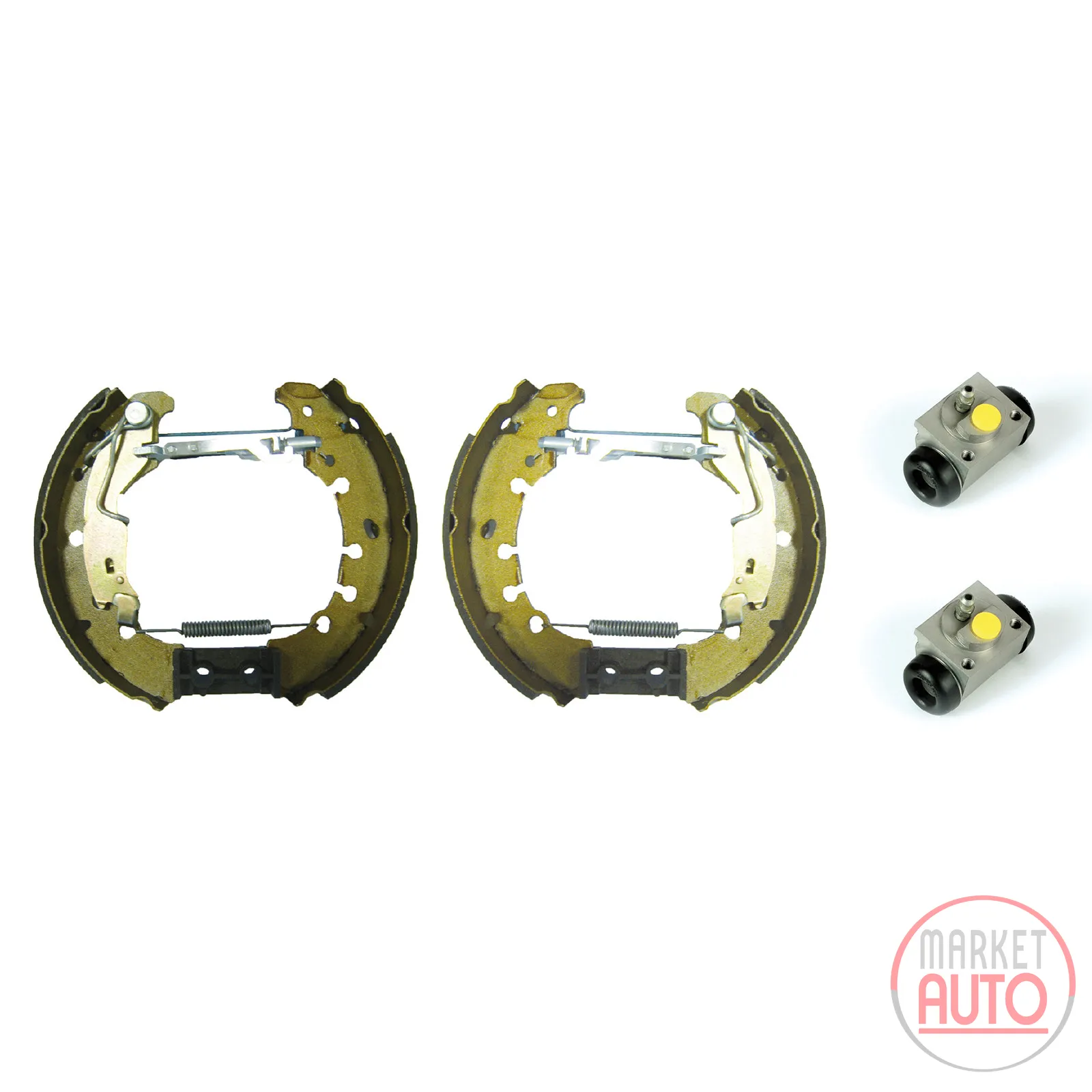 Brake shoe kit pre-assembled Brembo