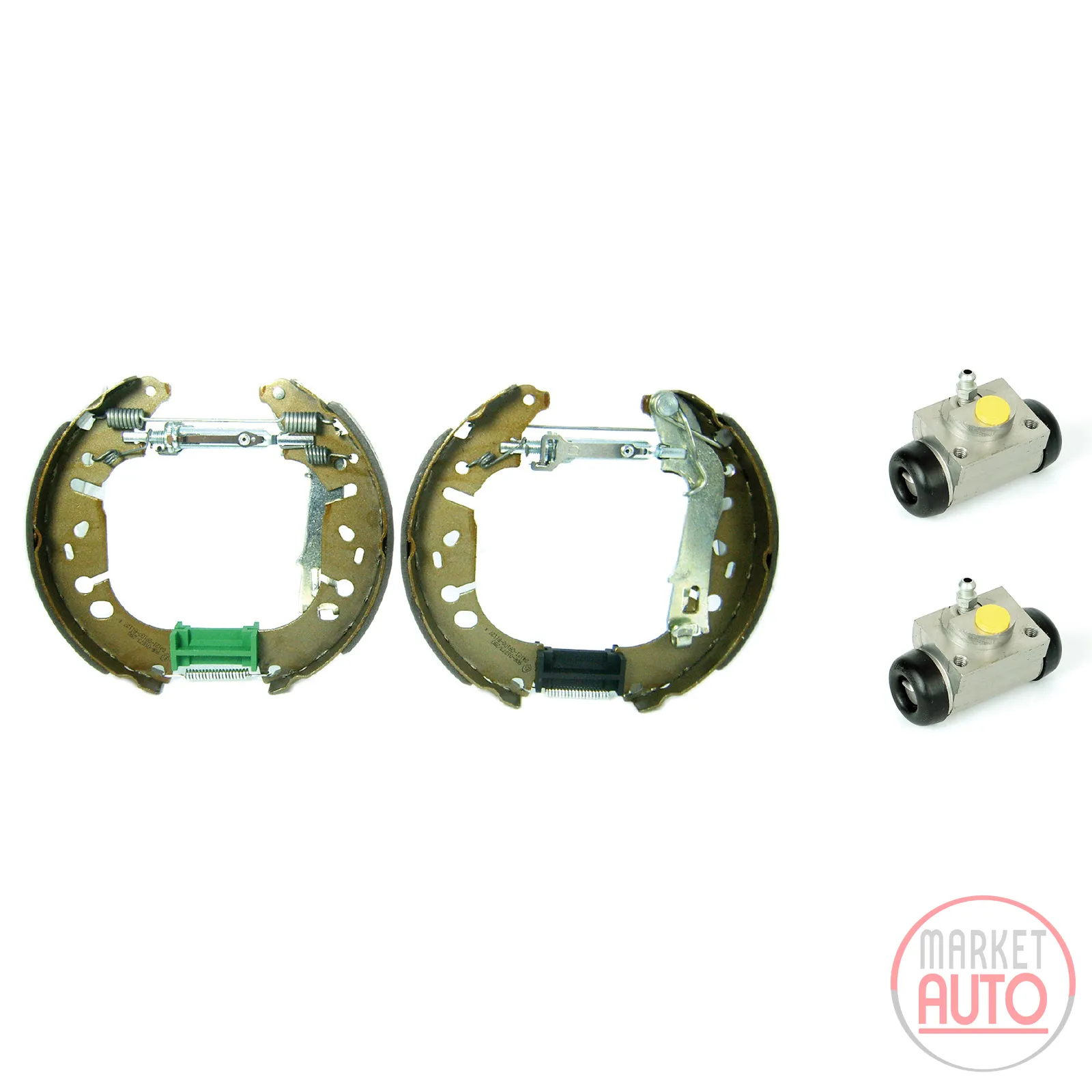 Rear brake shoes (kit) pre-assembled 228 Brembo