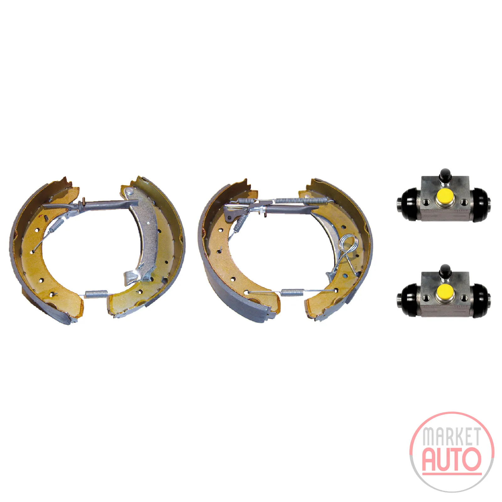 Rear brake shoes (kit) pre-assembled 254 Brembo