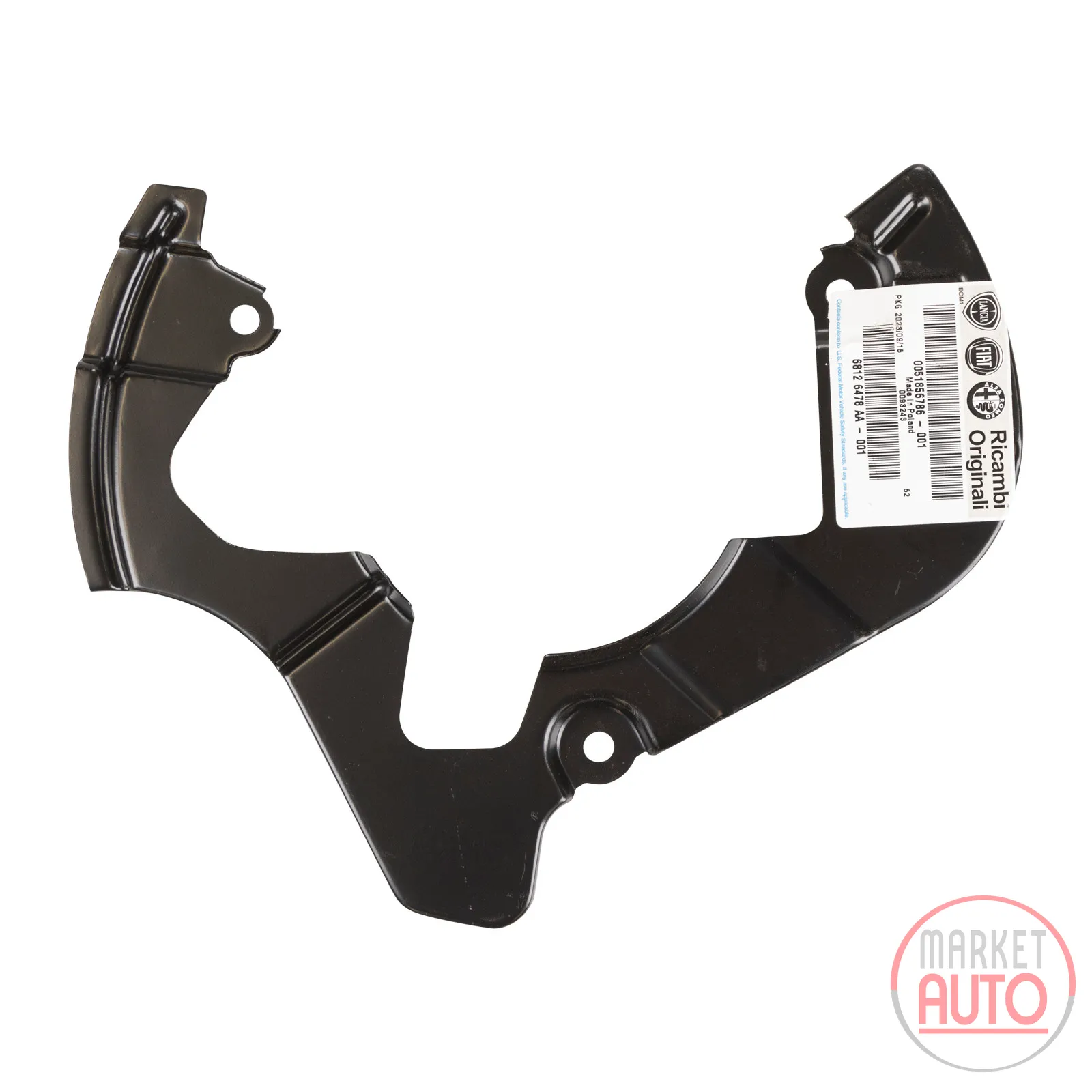 Anchor plate front left