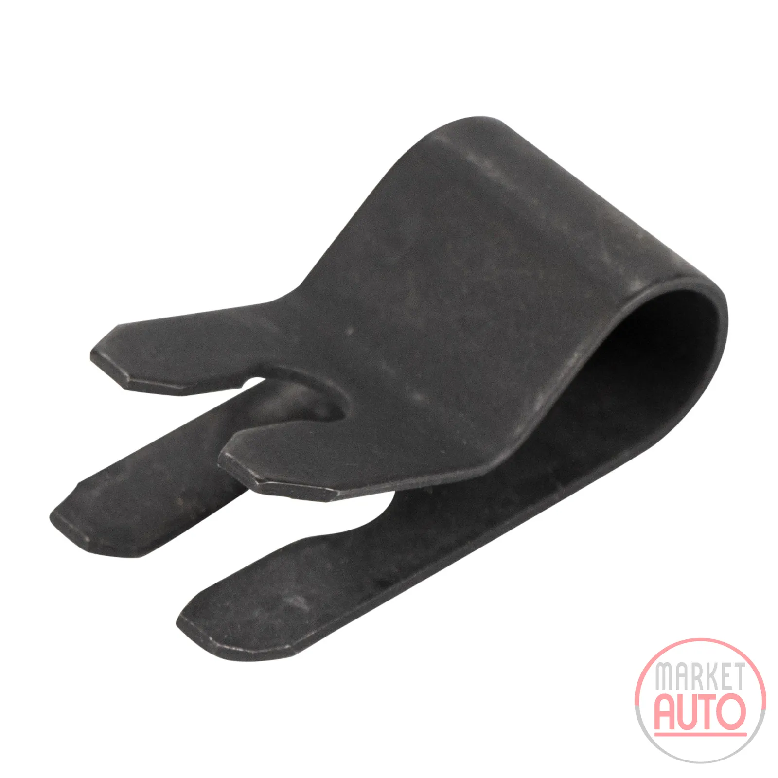 Clamping piece for pin brake shoe fastening