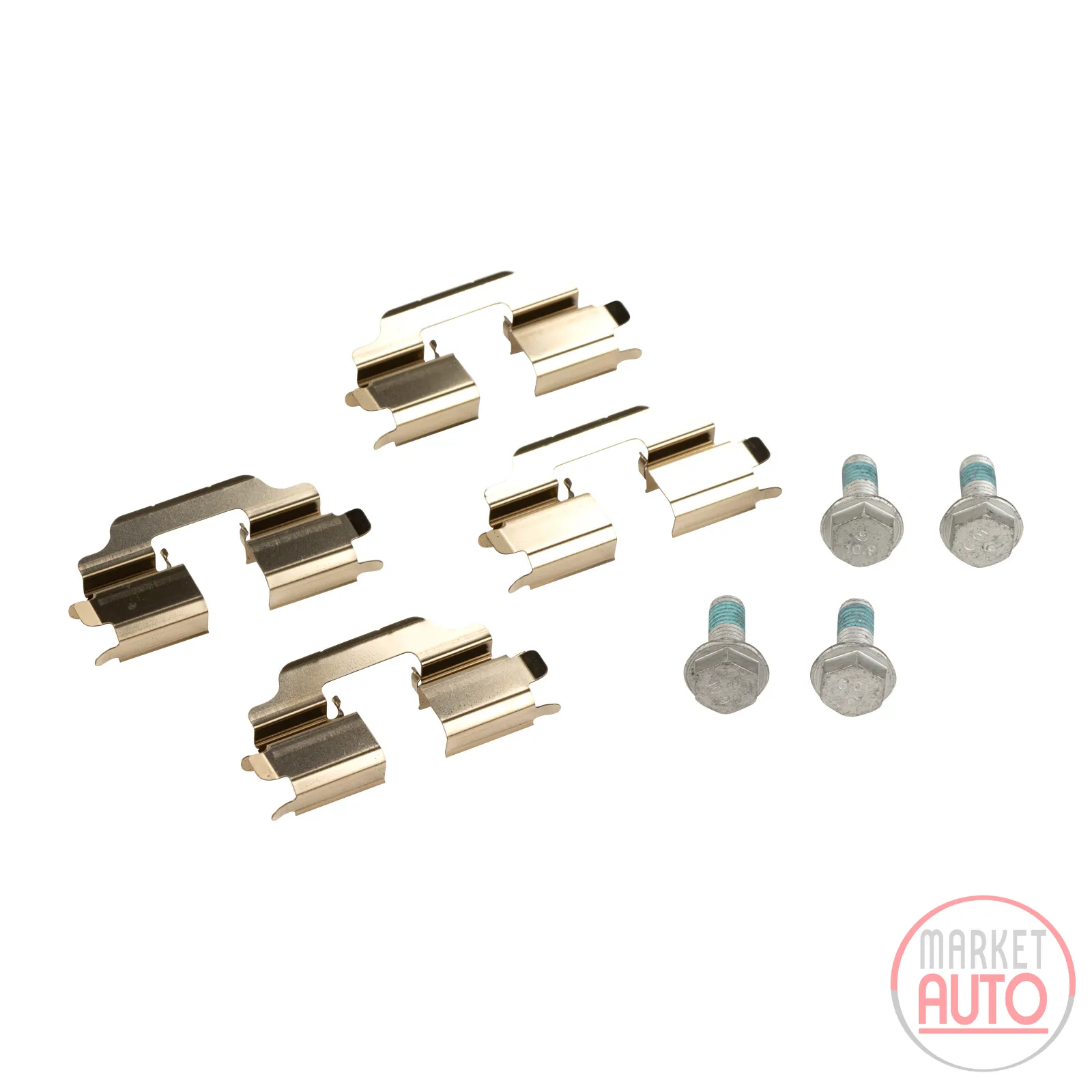 Spring set for the brake calliper