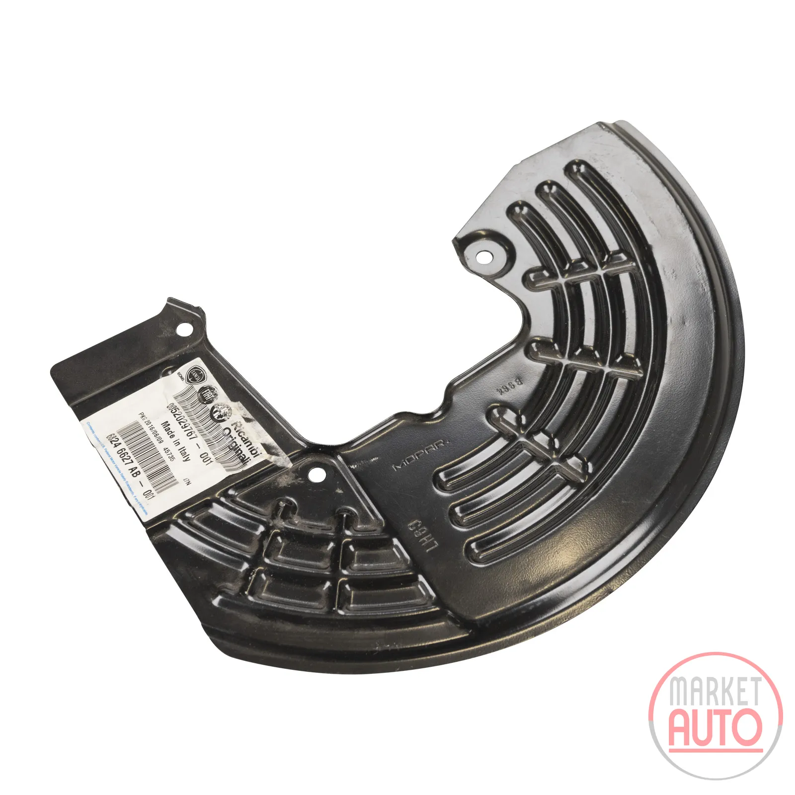 Anchor plate rear left