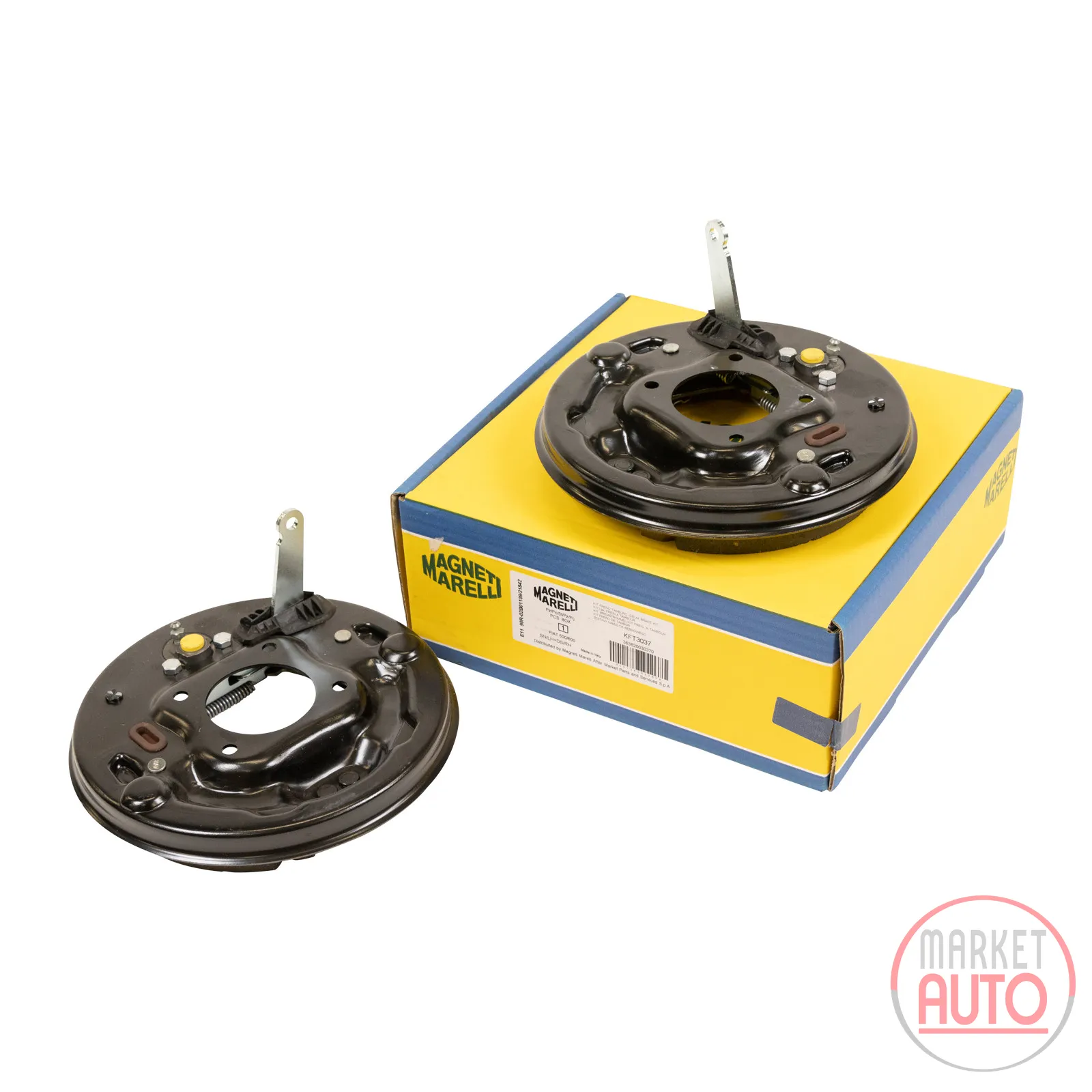 Brake kit pre-assembled on anchor plates Magneti Marelli