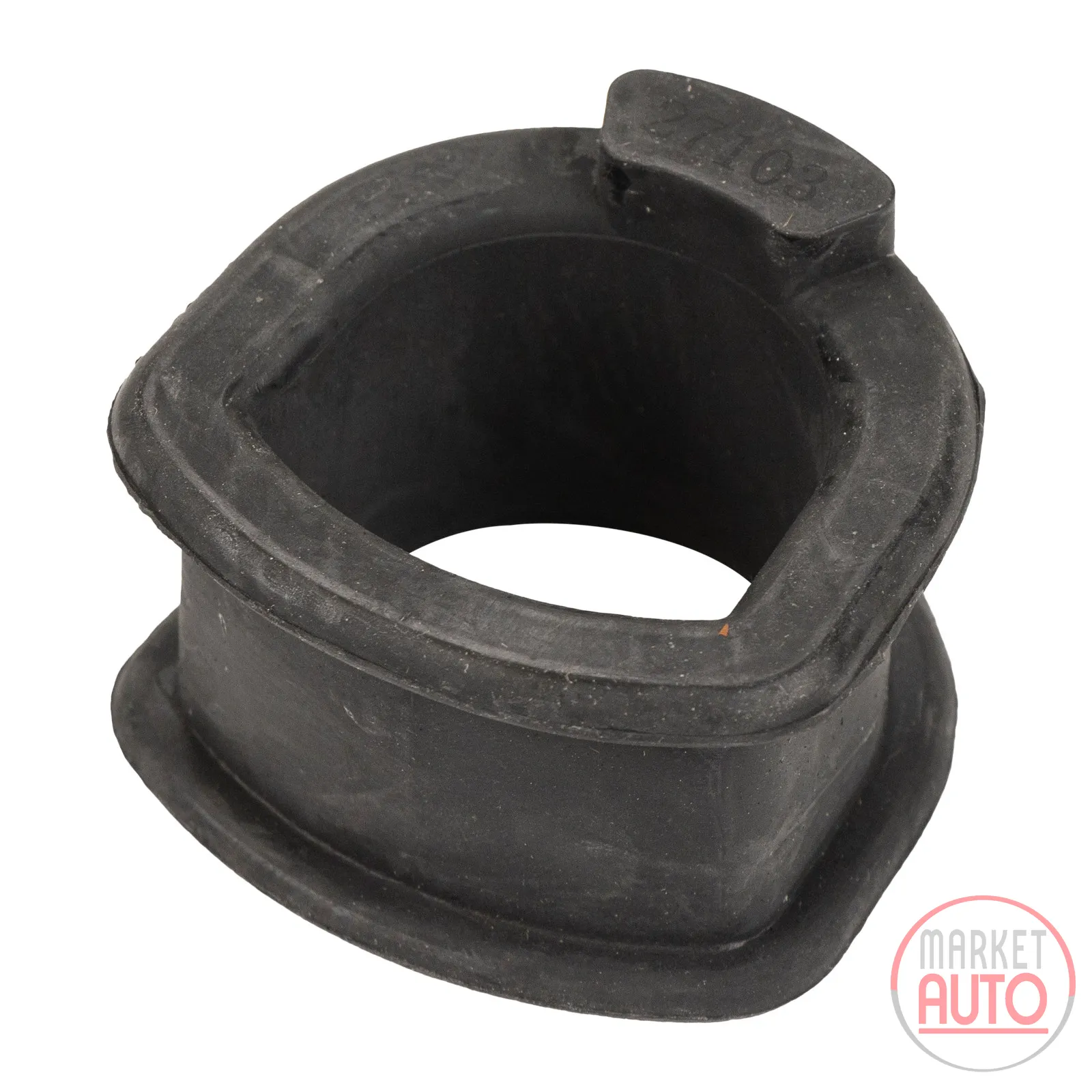 Rubber bearing for steering gear left