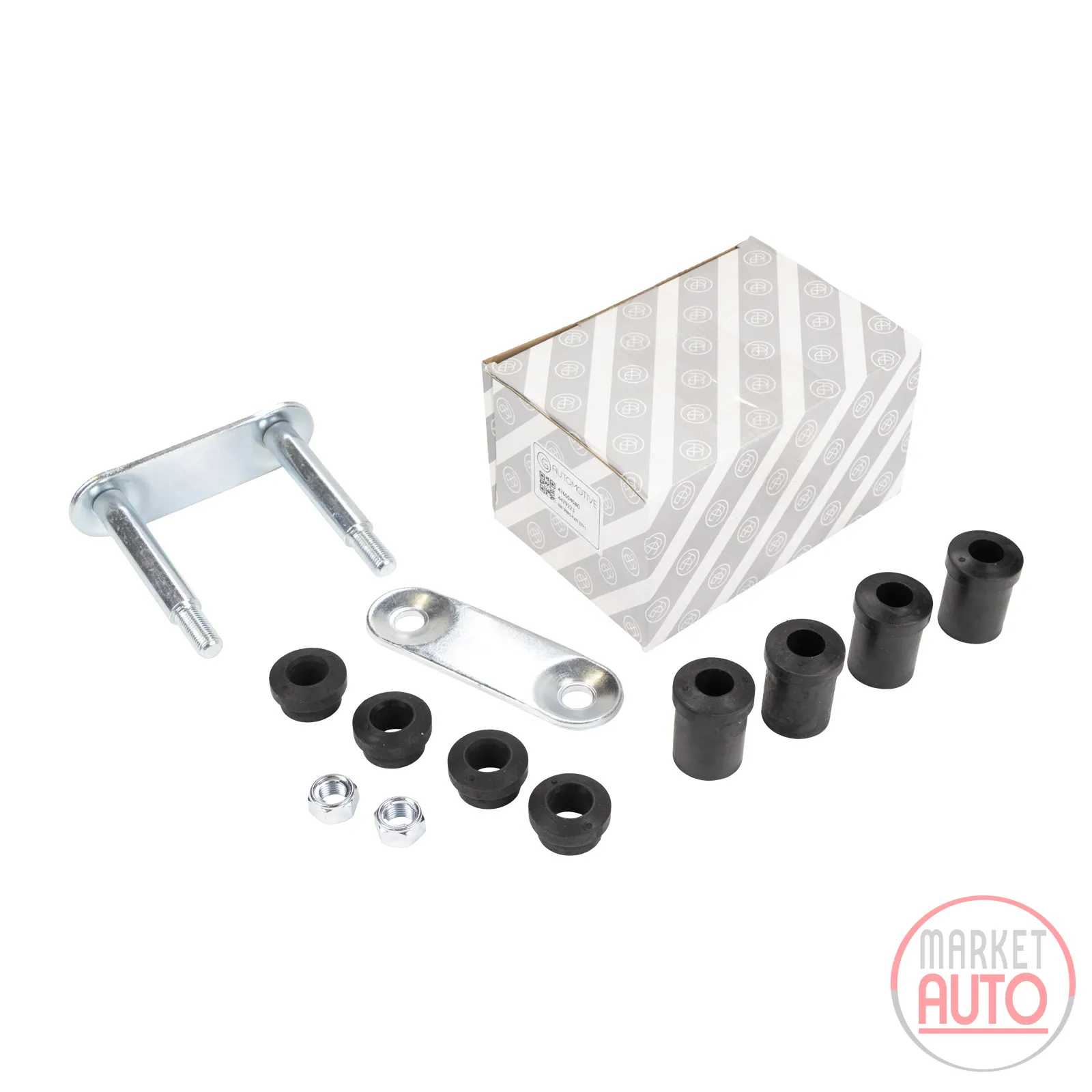 Suspension leaf spring tab, tighten nuts only with 85 Nm = 8.5mkp!!!