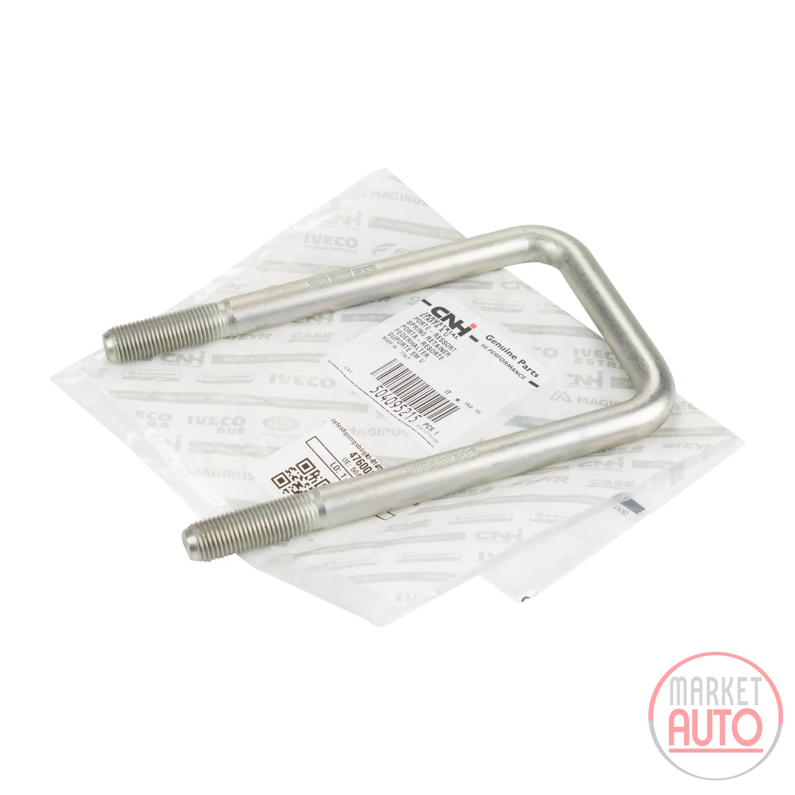 Mounting bracket leaf spring M14 B=80 L=170