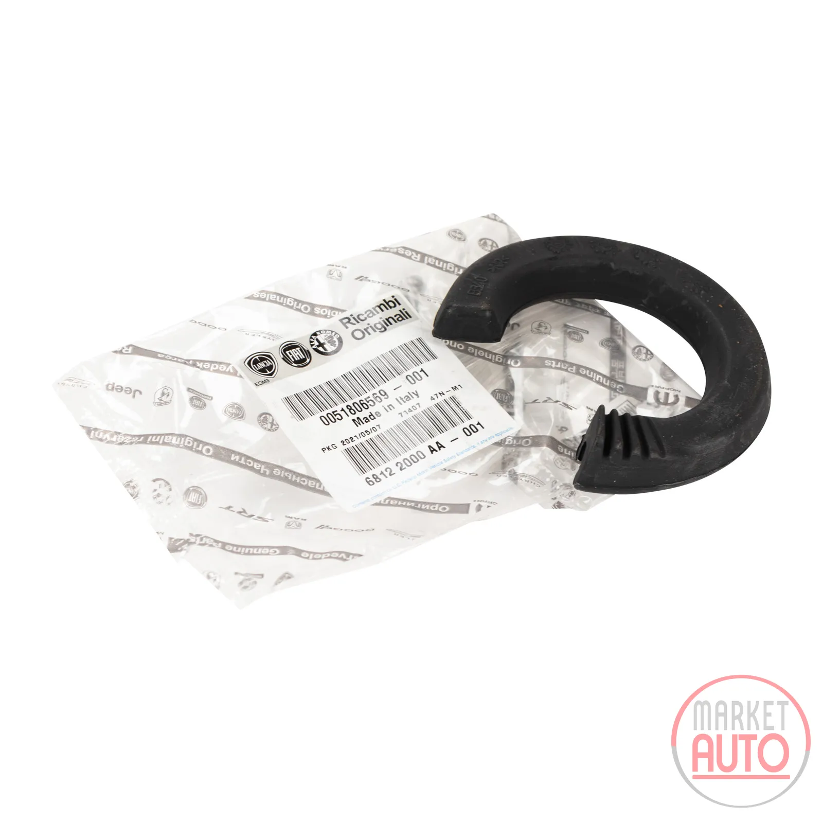 Spring pad rubber ring rear bottom