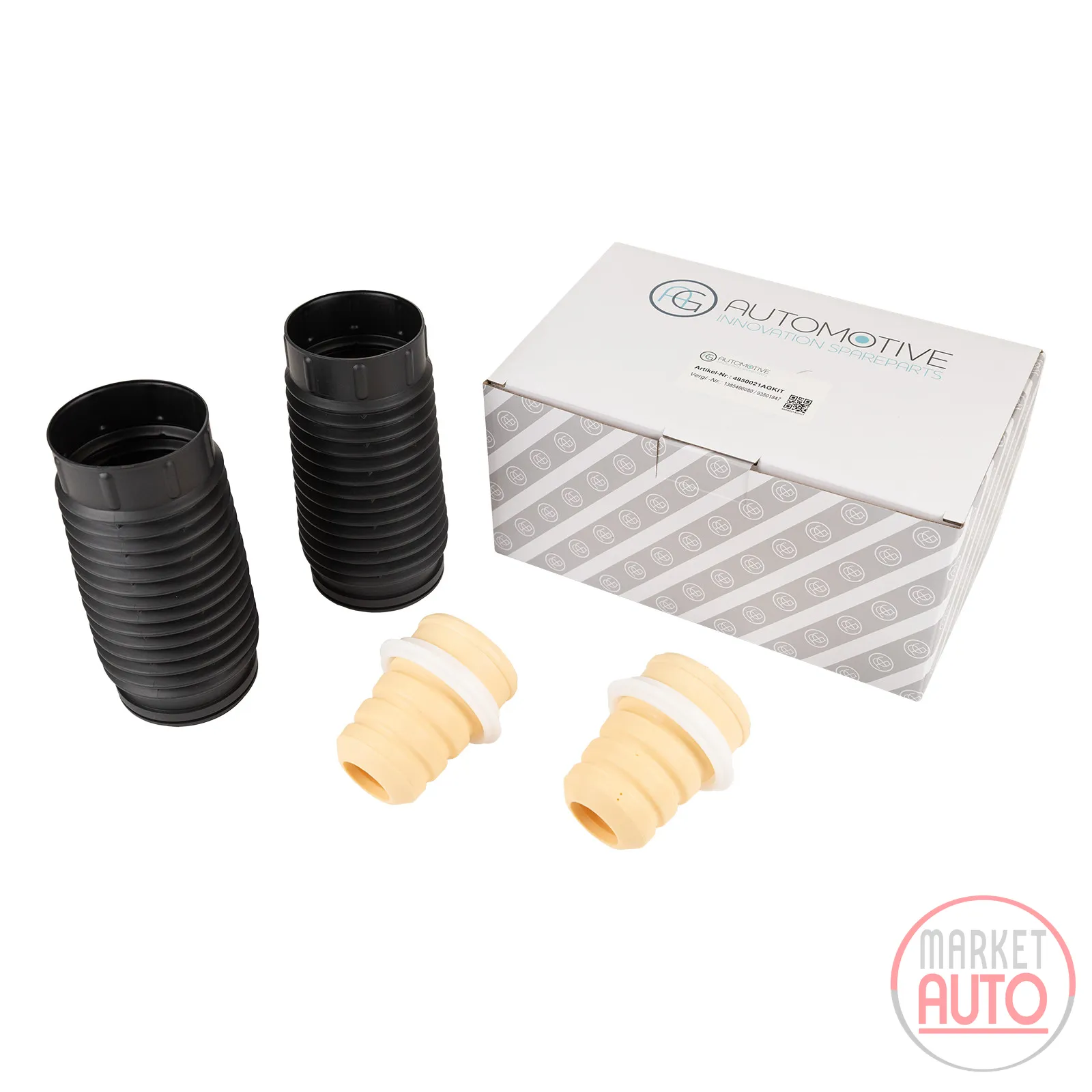 Set of shock absorber rubber sleeves front inside