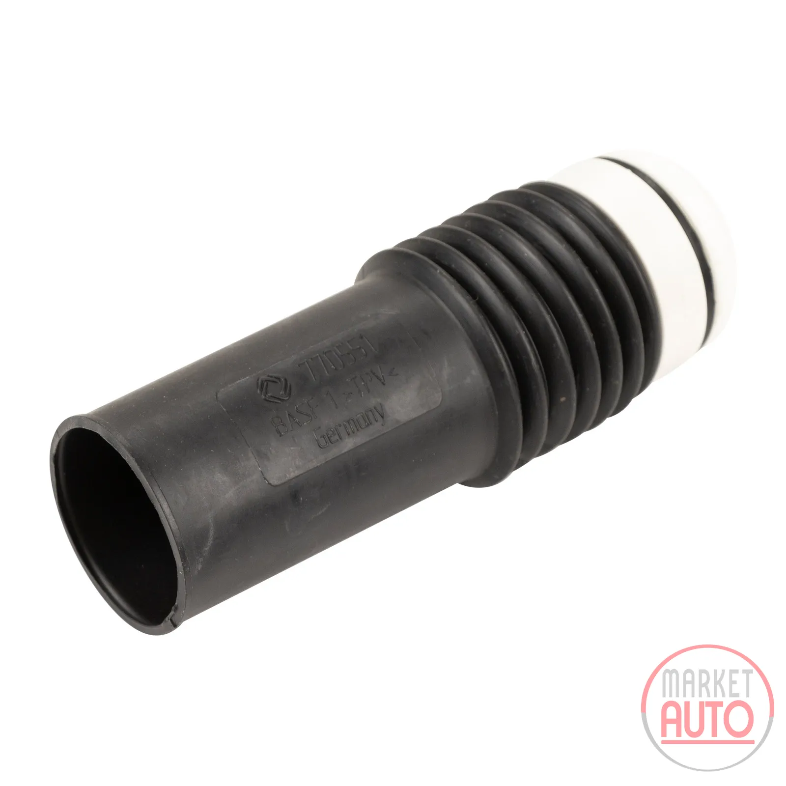 Shock absorber rubber sleeve front inside