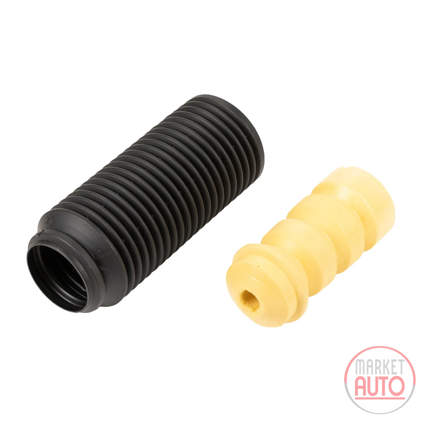 Shock absorber rubber sleeve rear inside